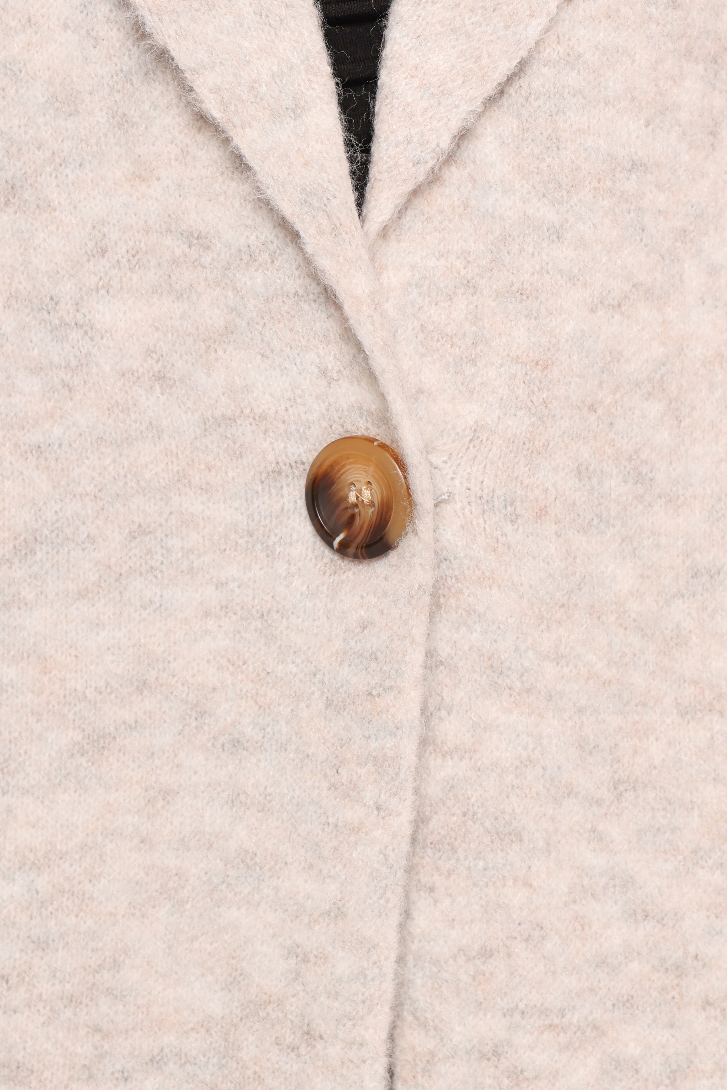 Zina Button Front Coatigan - Grey