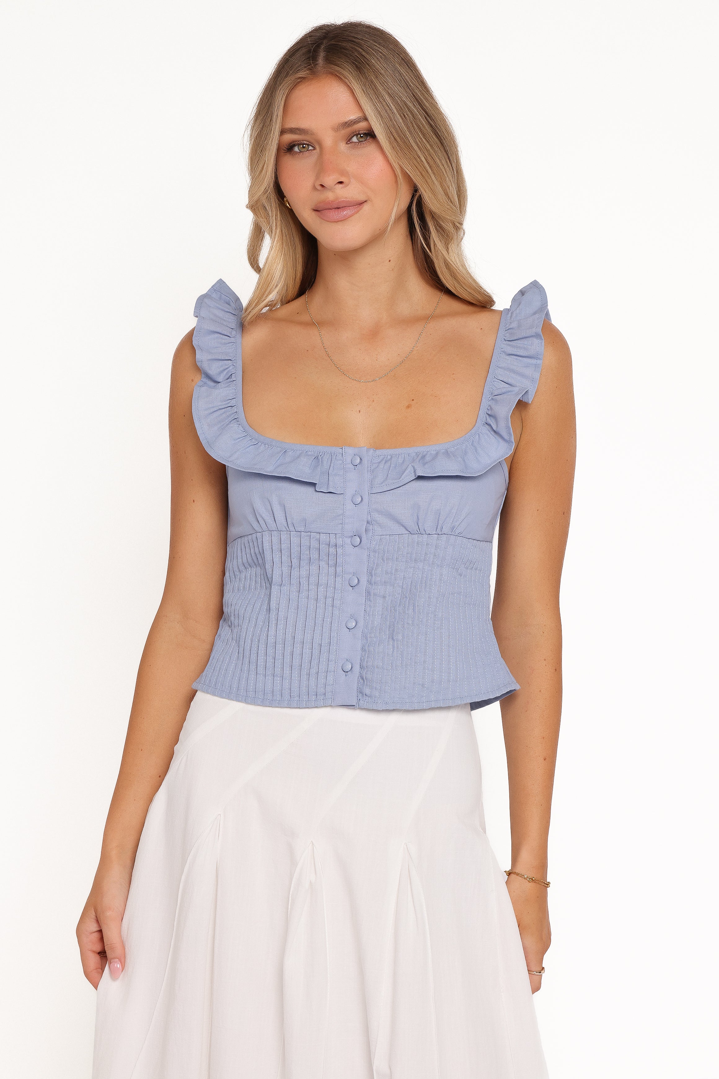 Dervla Top - Blue