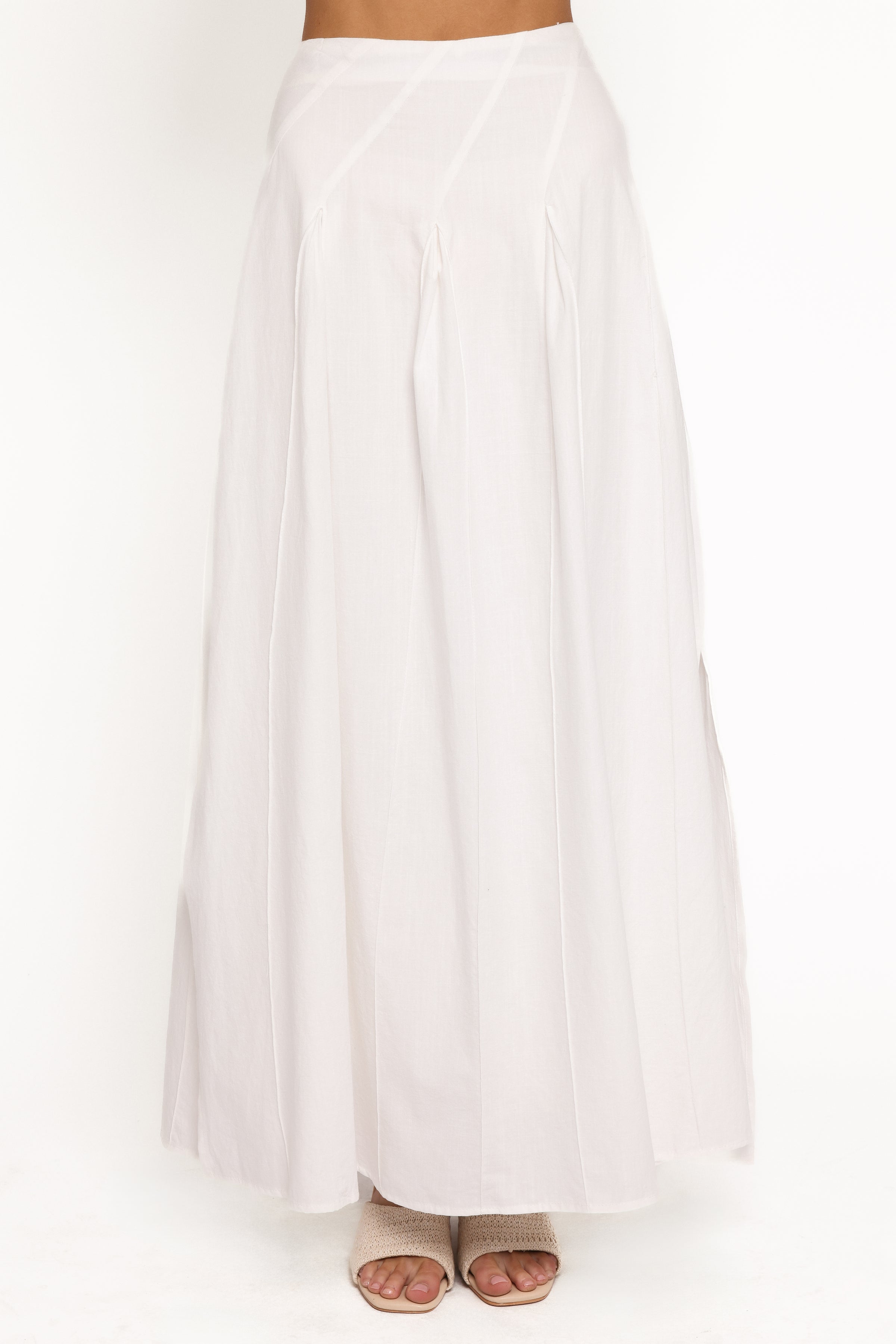 Zoey Maxi Skirt - White