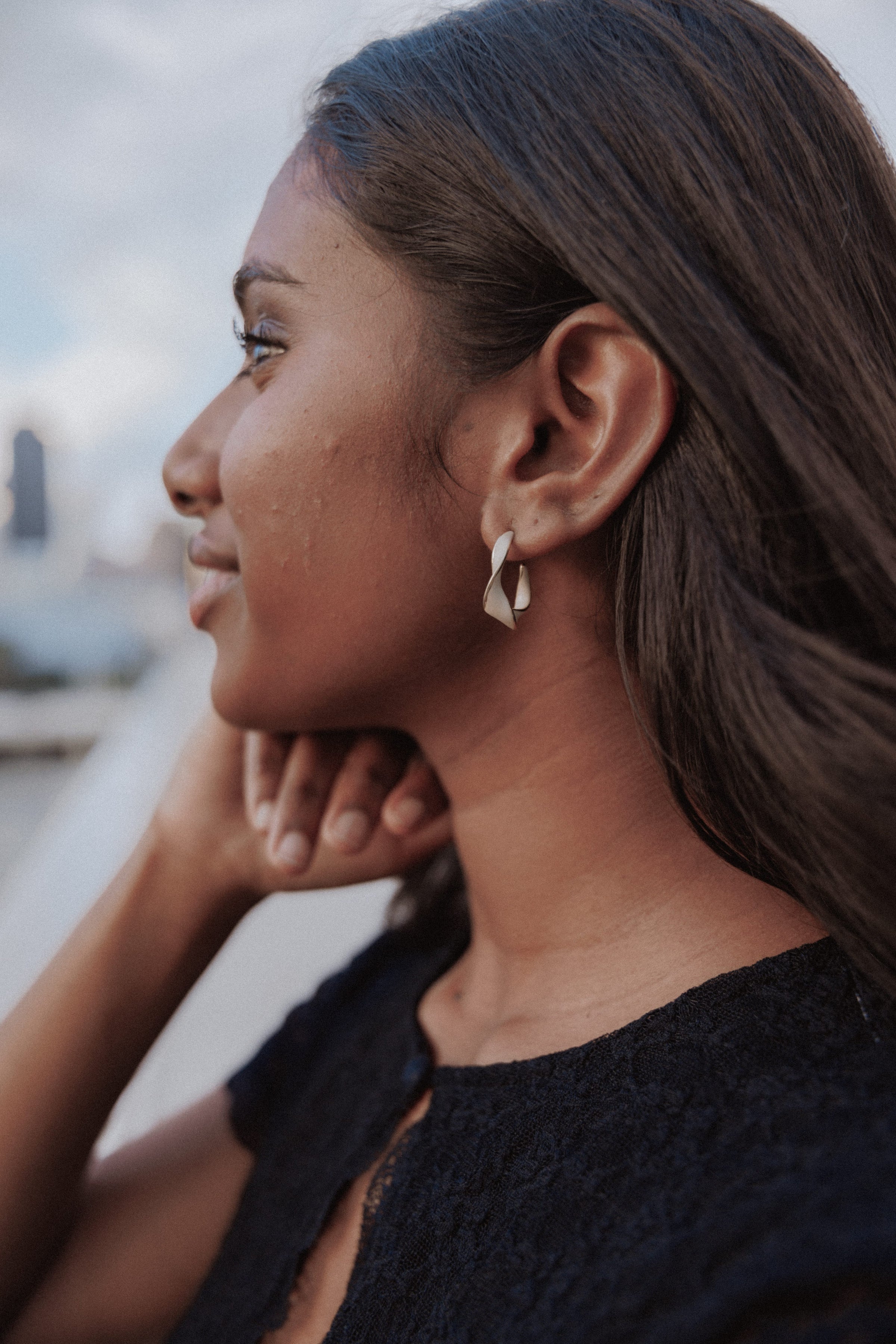 ACCESSORIES Clementine Earrings - White