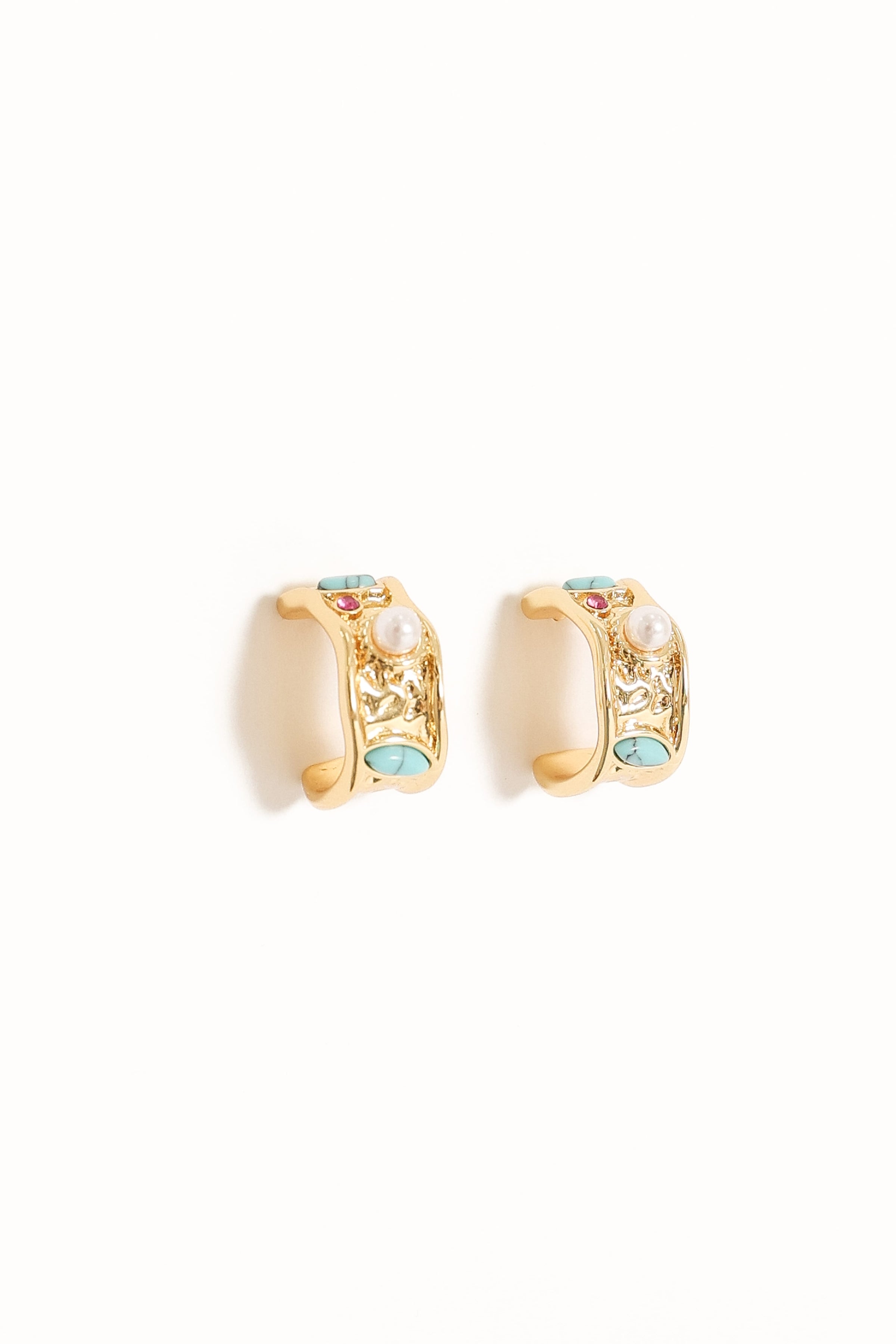 ACCESSORIES Delphine Earrings - Blue Gold