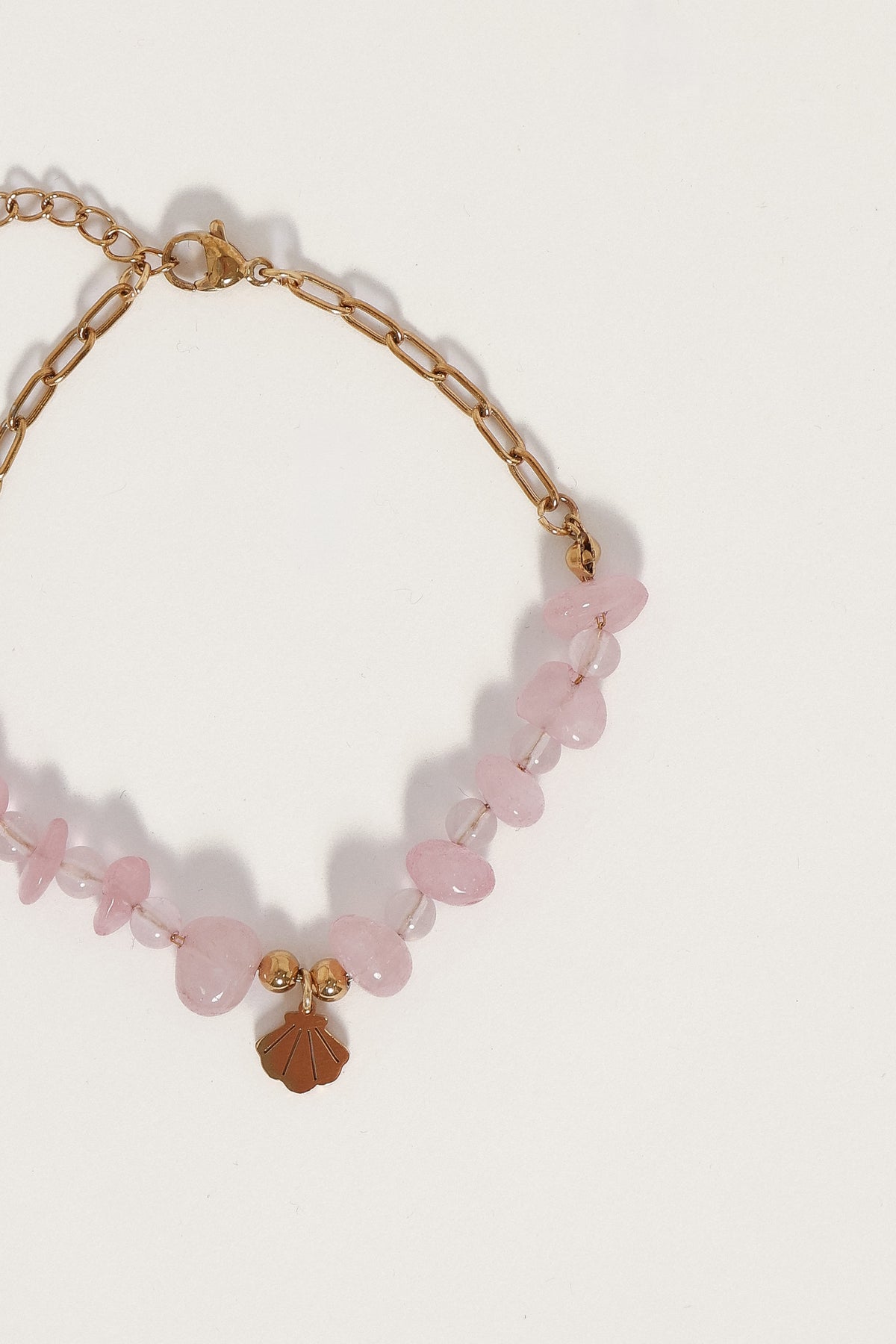 ACCESSORIES Luella Seashell Beaded Bracelet - Pink