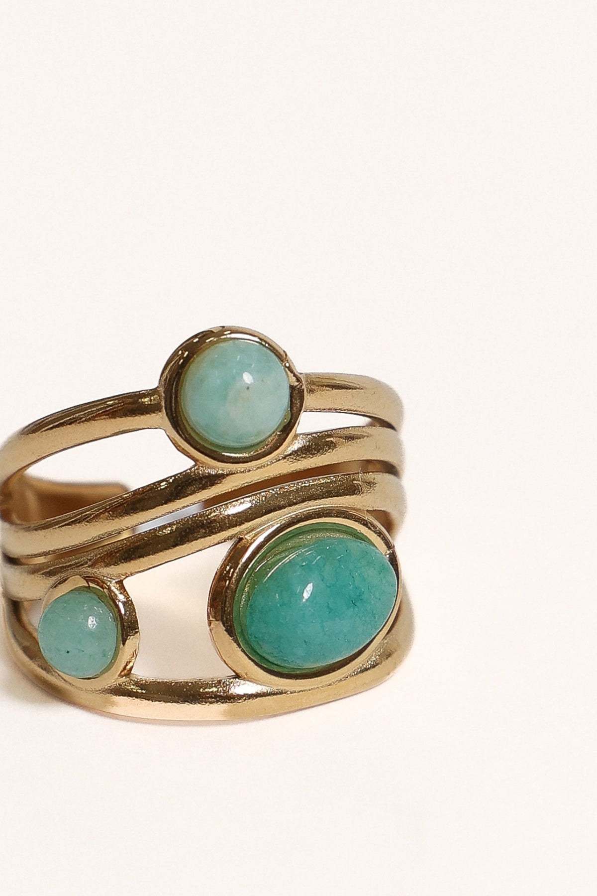 ACCESSORIES Mariella Ring - Gold Teal