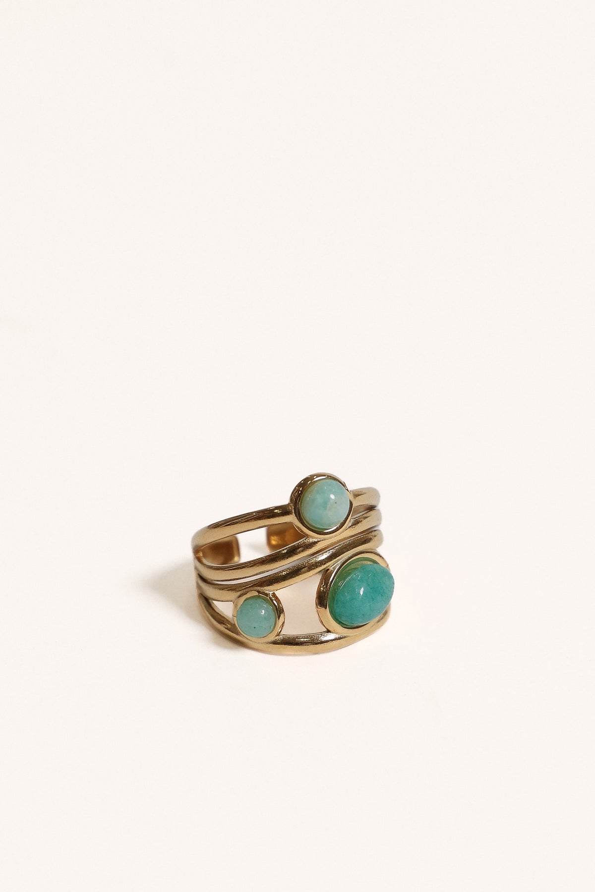 ACCESSORIES Mariella Ring - Gold Teal