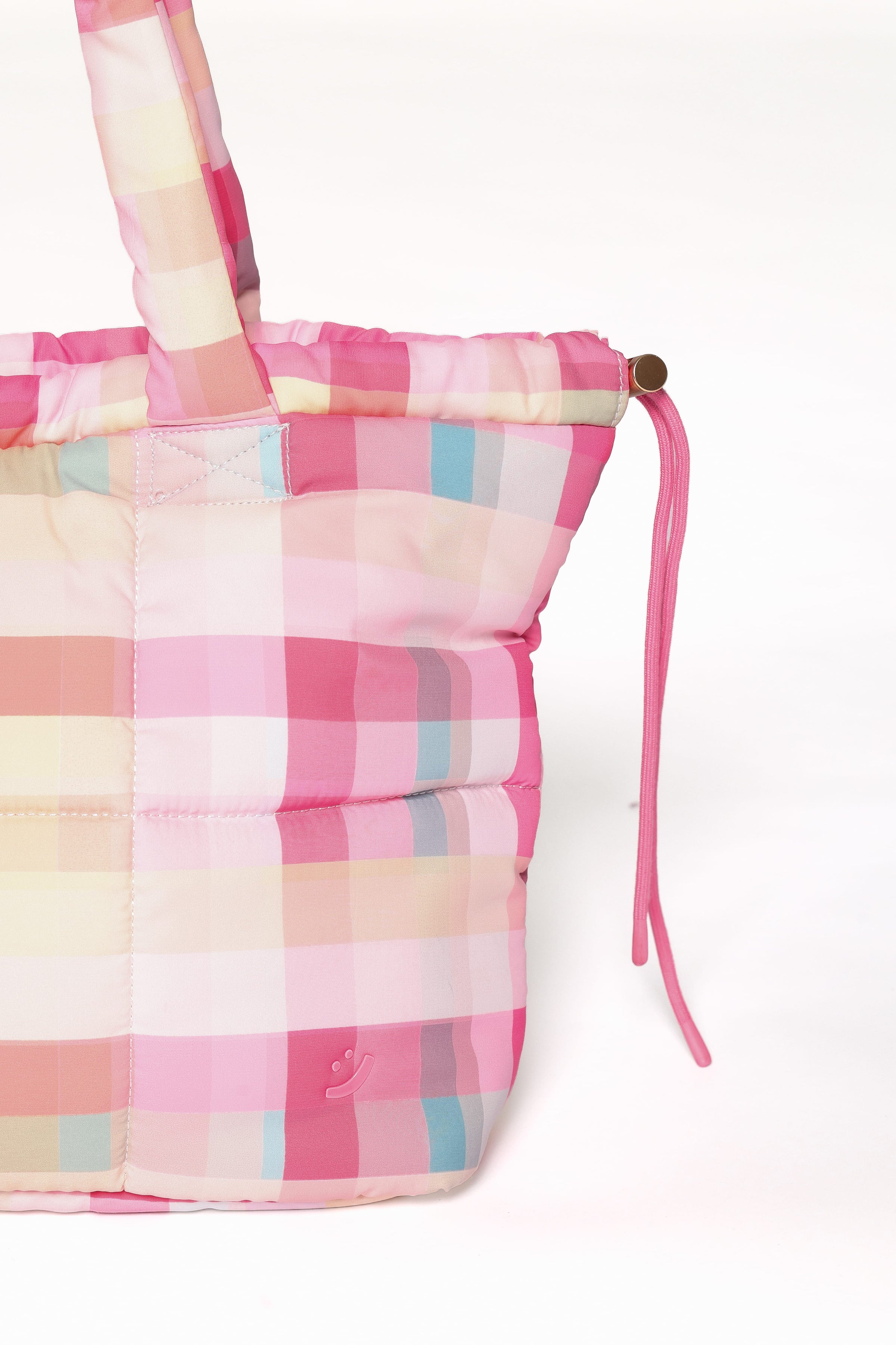 ACCESSORIES Marshmallow Midi Tote - Pink Picnic Plaid