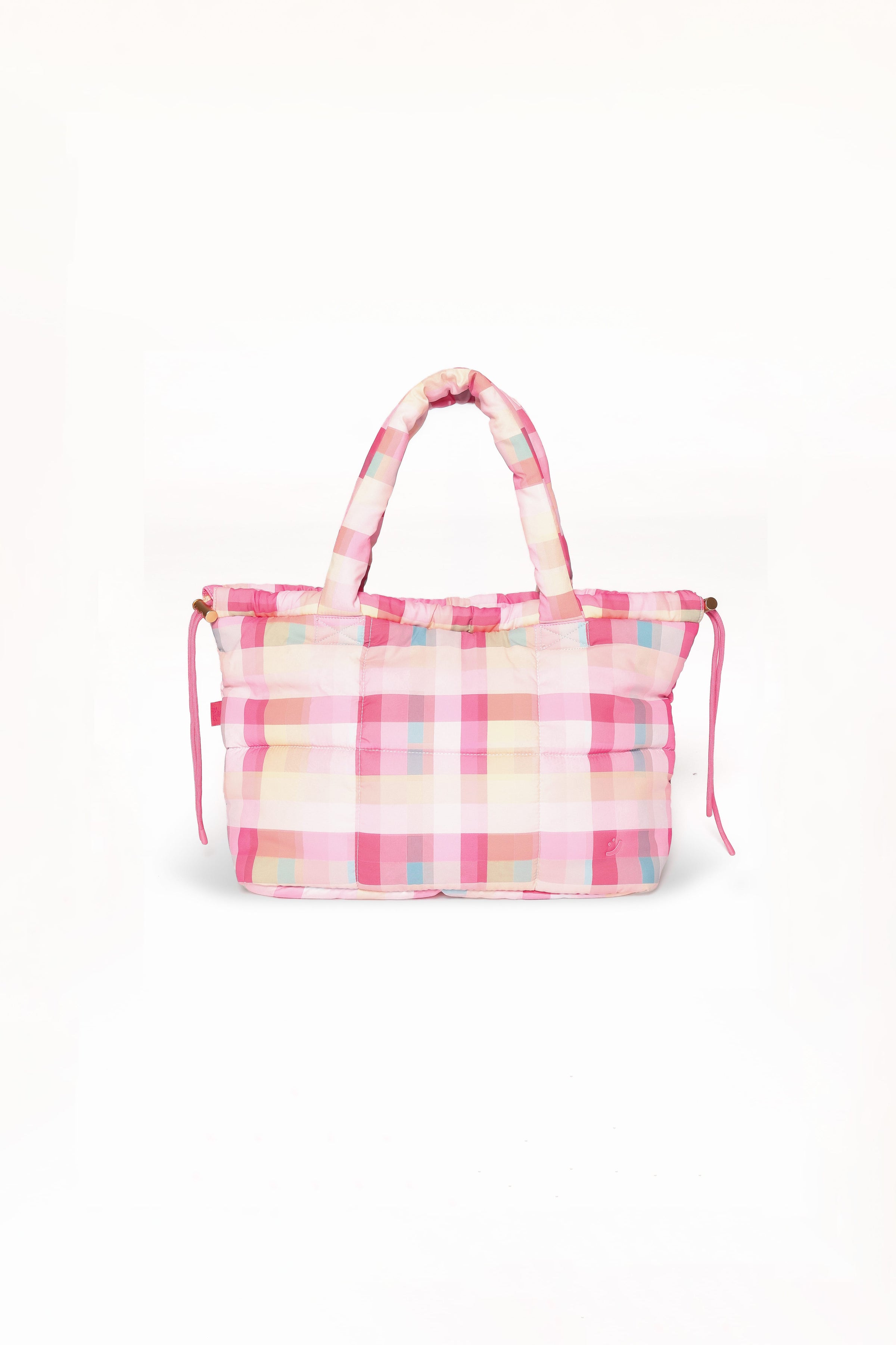 ACCESSORIES Marshmallow Midi Tote - Pink Picnic Plaid