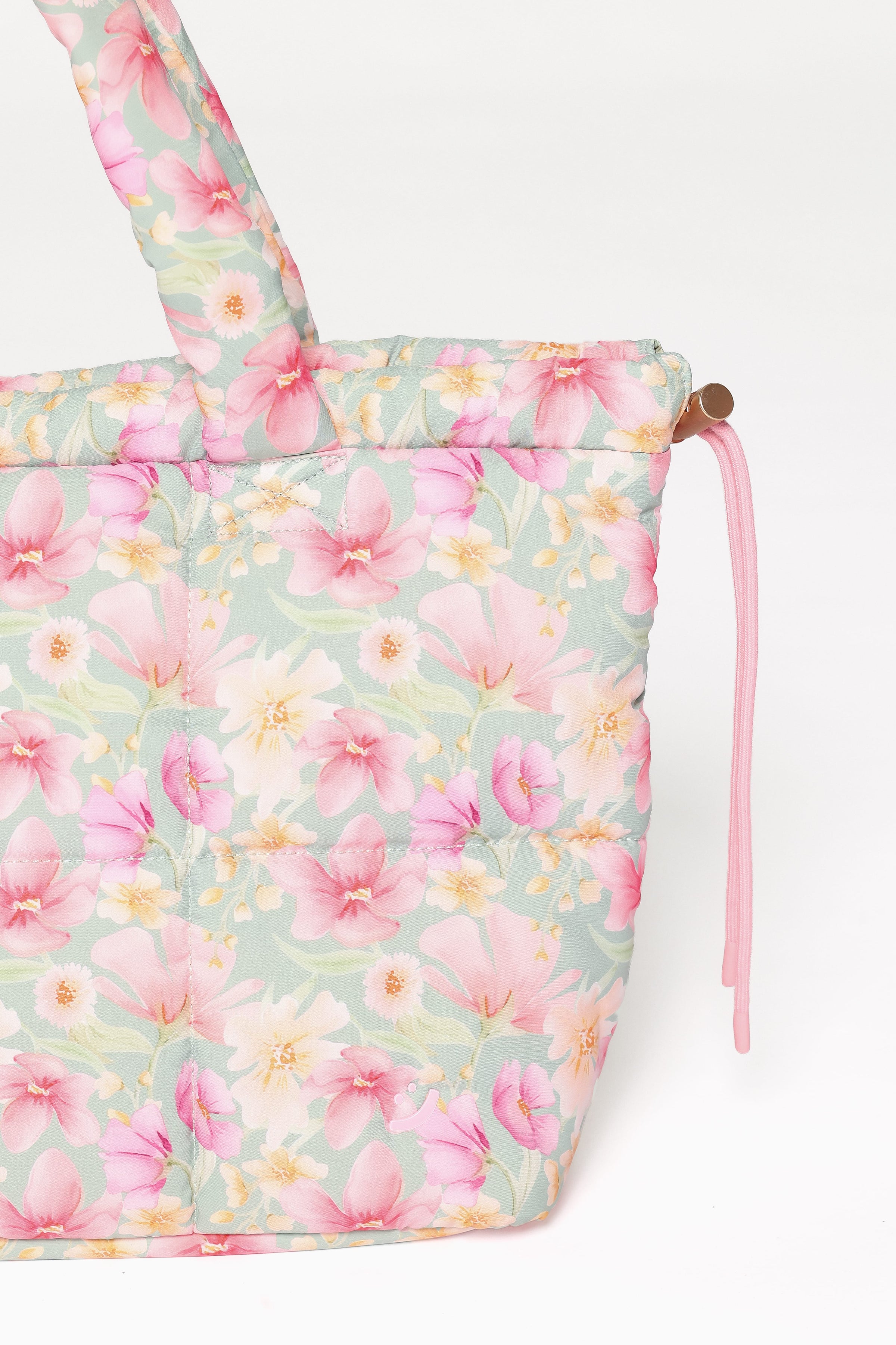 ACCESSORIES Marshmallow Midi Tote - Sage Wildflowers