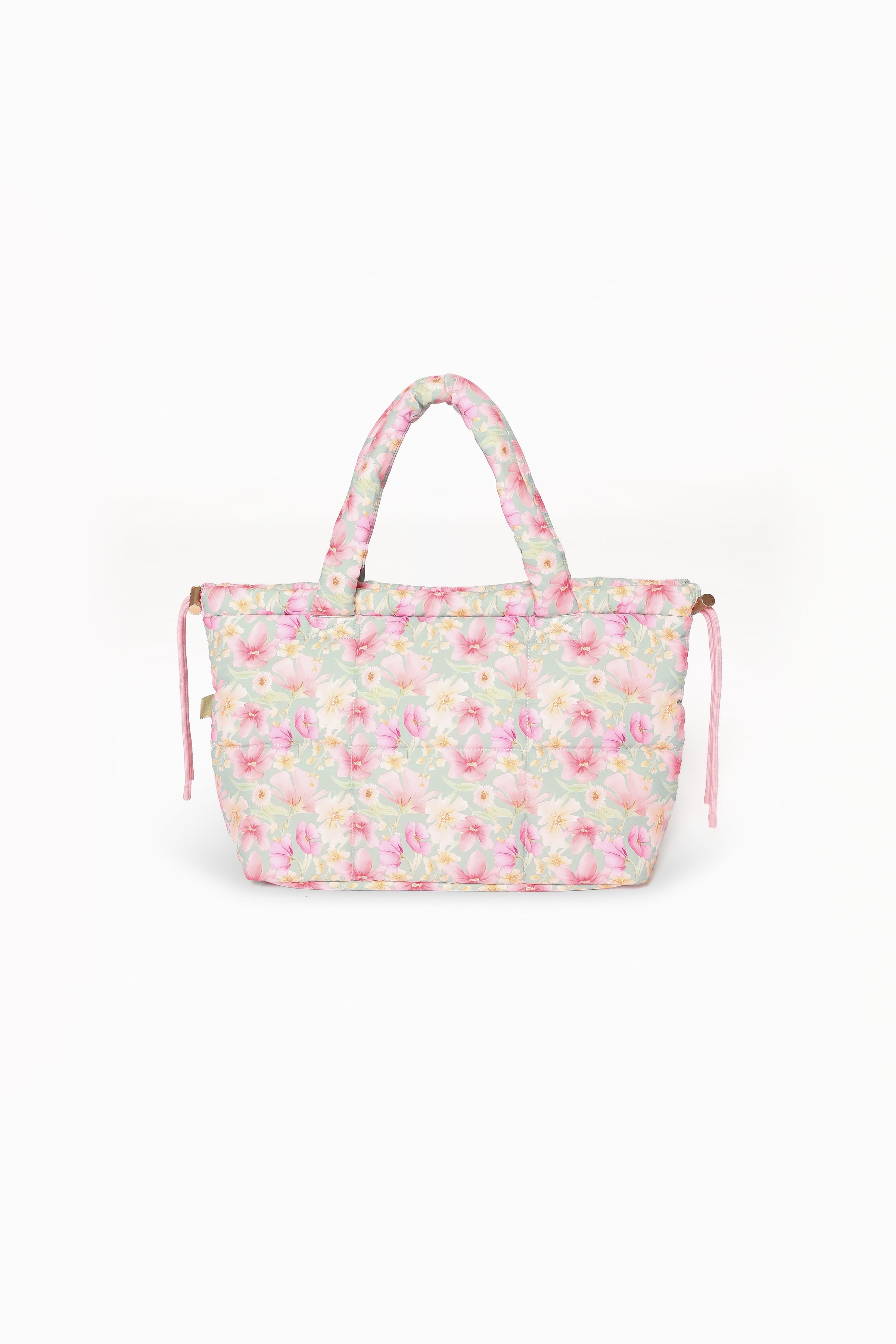 ACCESSORIES Marshmallow Midi Tote - Sage Wildflowers