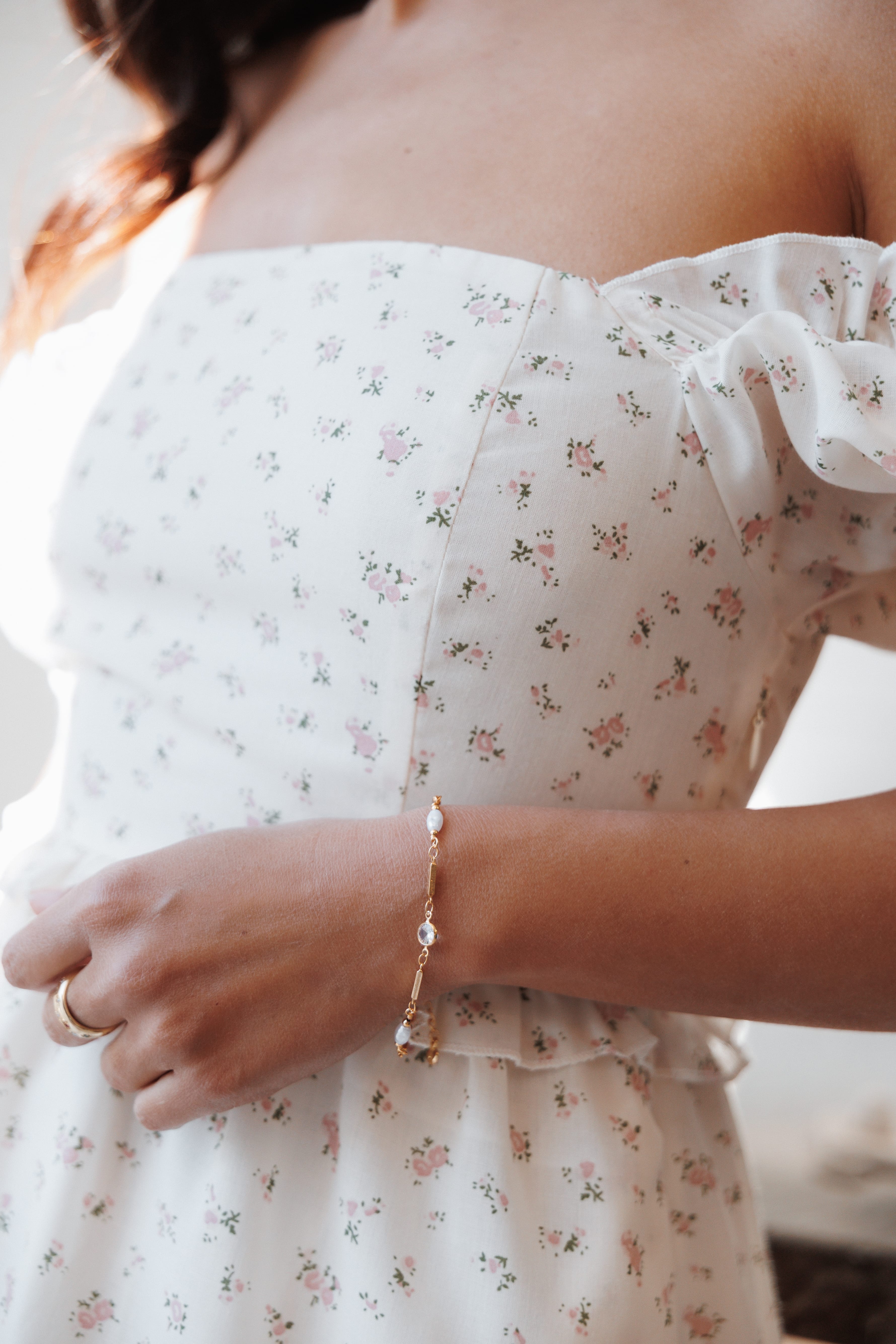 ACCESSORIES Melody Bracelet - Gold Pearl