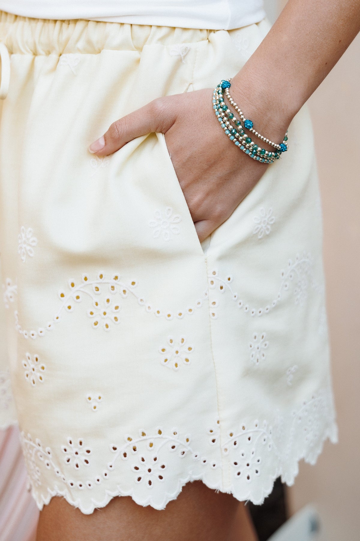 ACCESSORIES Tiana Beaded Bracelet Set - Teal