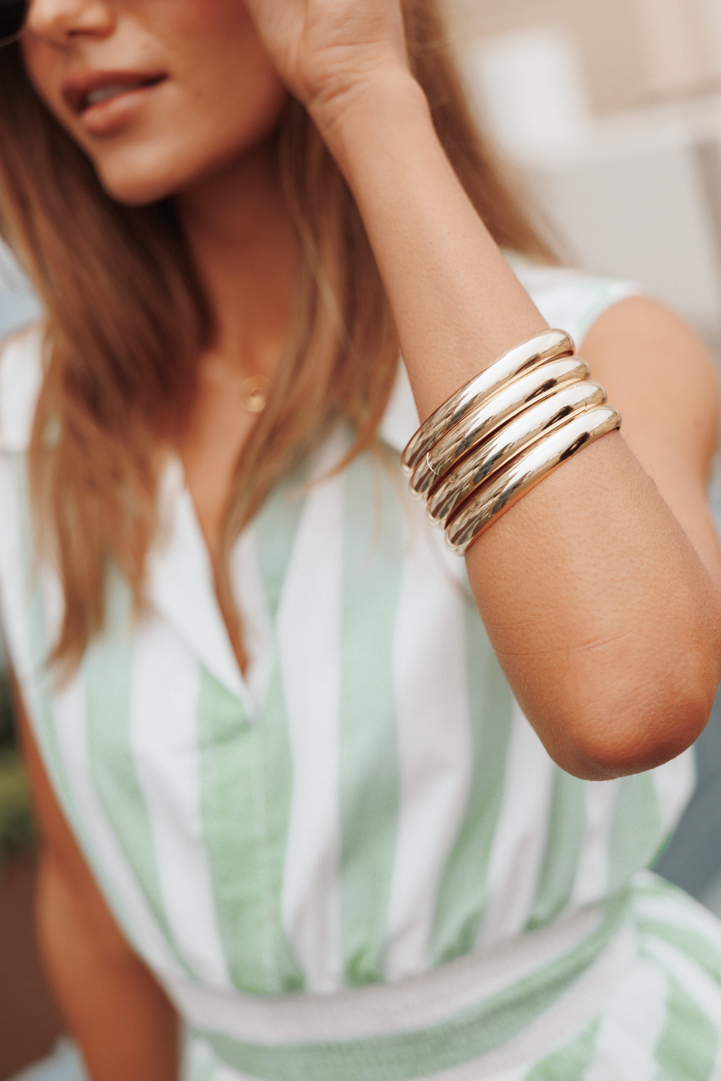 ACCESSORIES Zoey Bangle Set - Gold