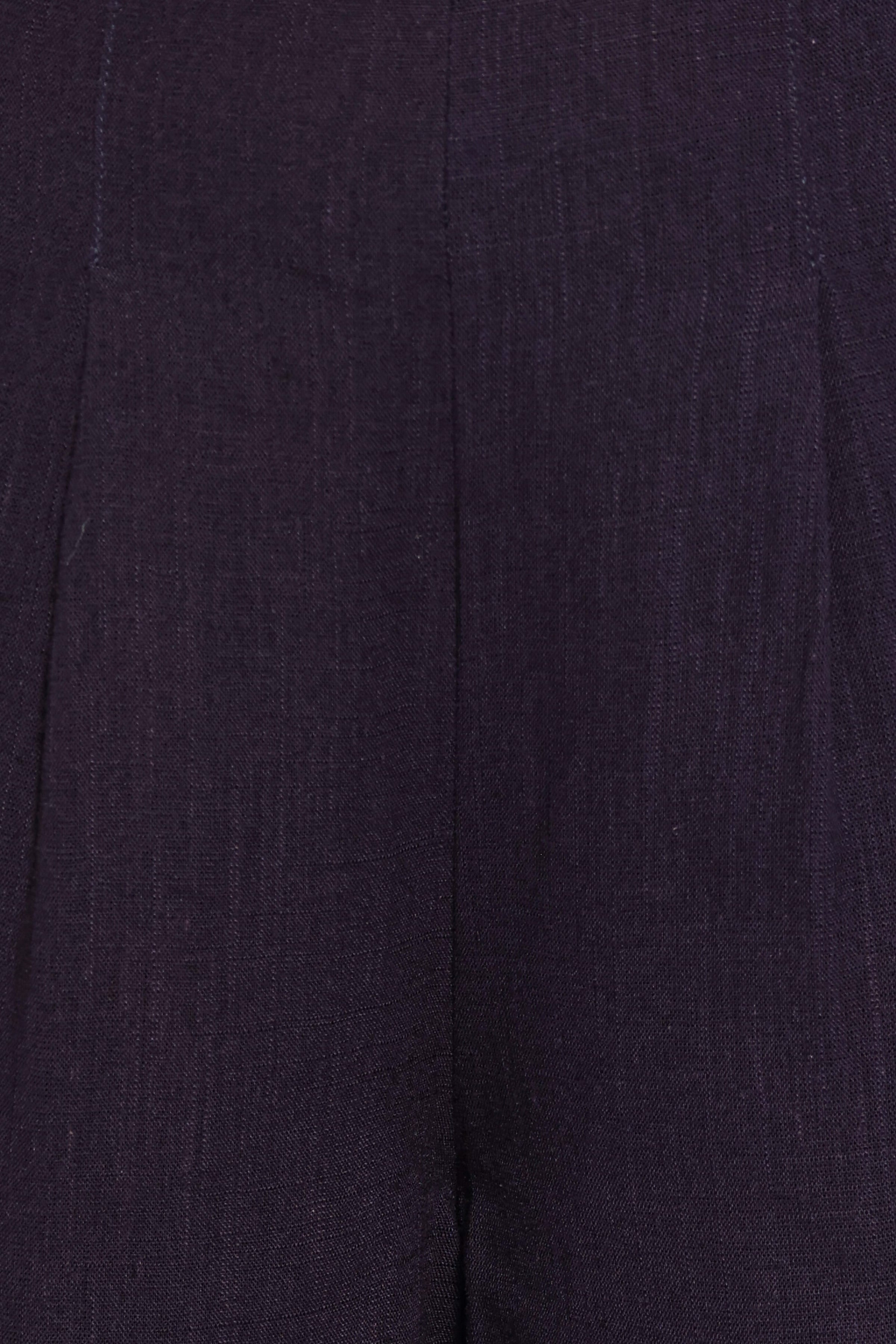 BOTTOMS Aldena Linen Blend Culotte Pants - Navy