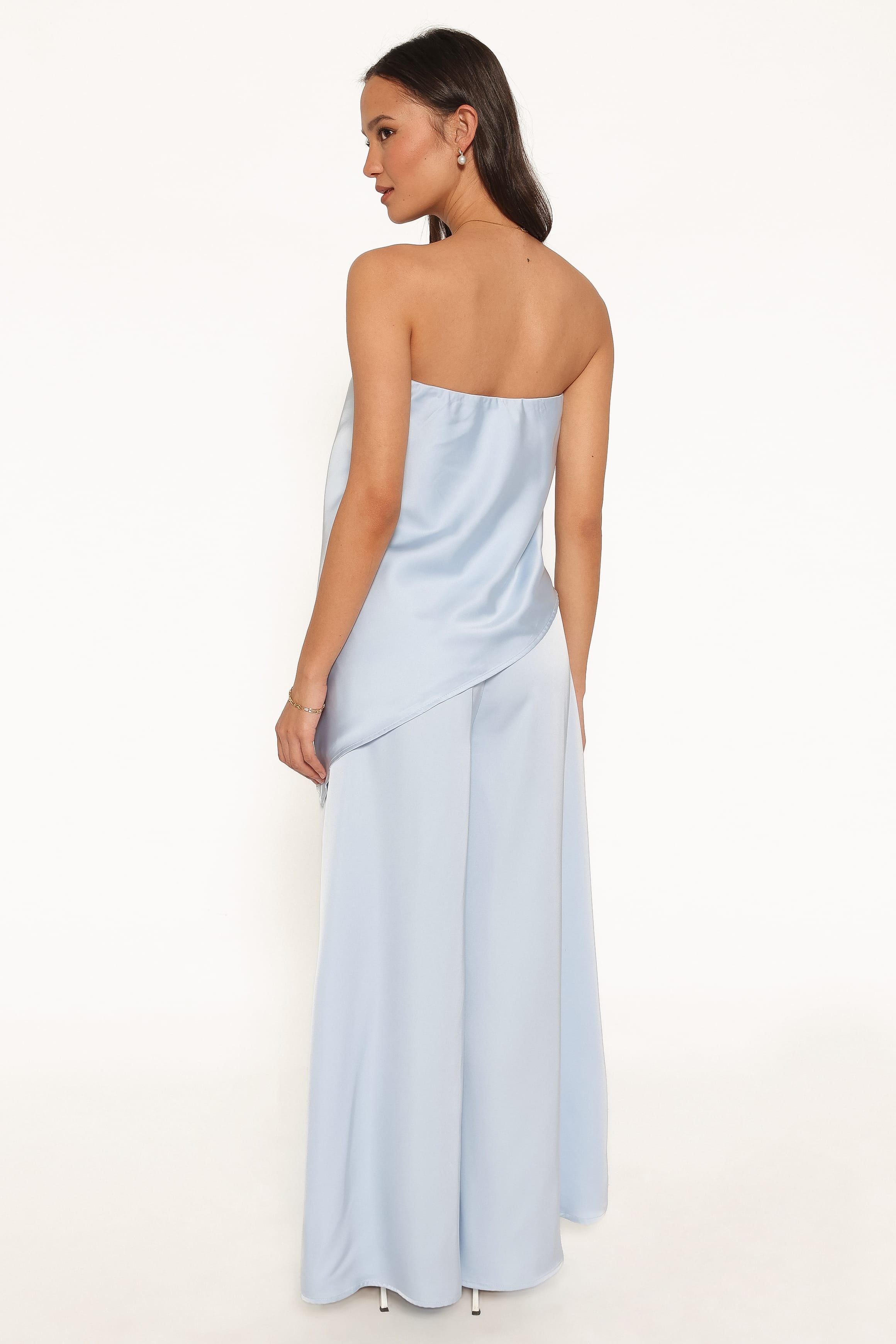 BOTTOMS Charmer Wide Leg Pant - Light Blue