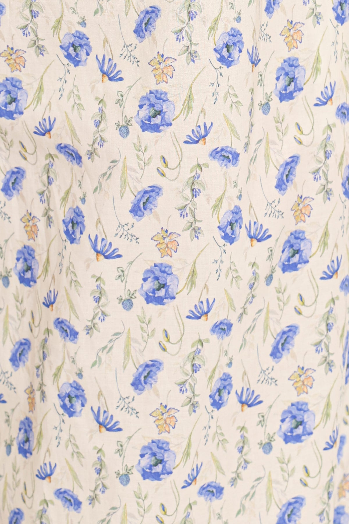 BOTTOMS Ember Cotton Pants - Blue Ditsy Floral