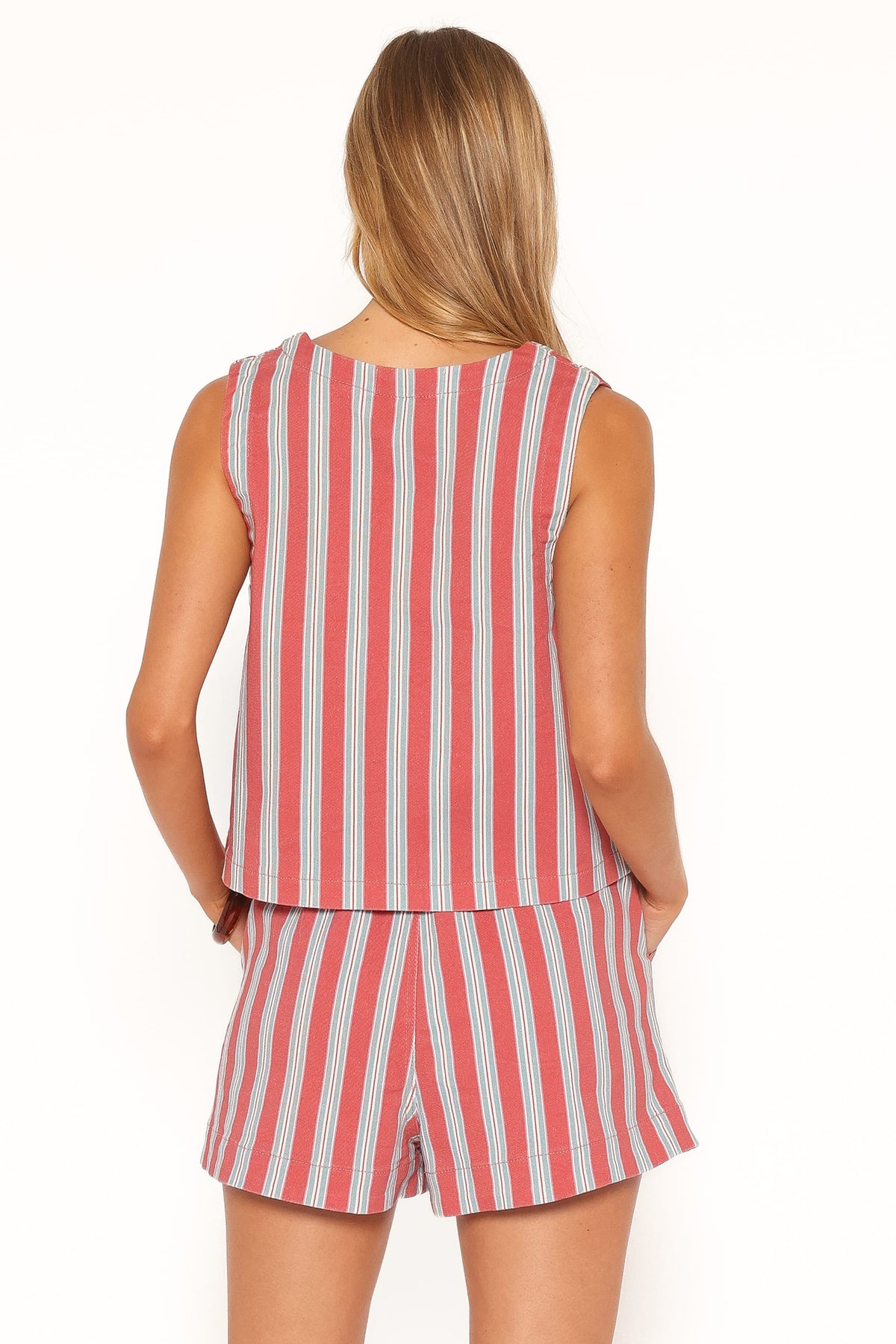 BOTTOMS Marinda Short - Red Stripe