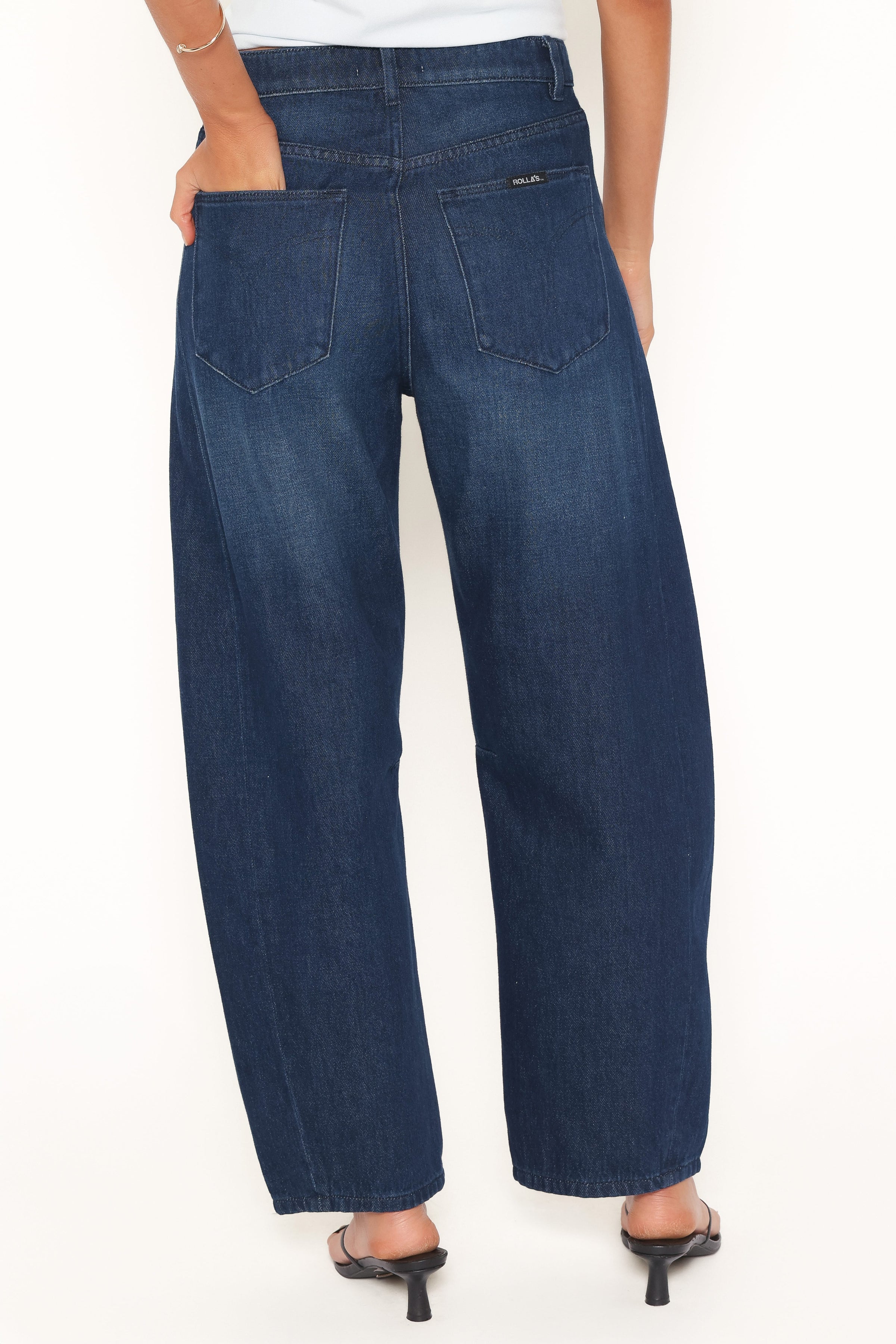 BOTTOMS Rollas Arc Barrel Jeans - Murmur