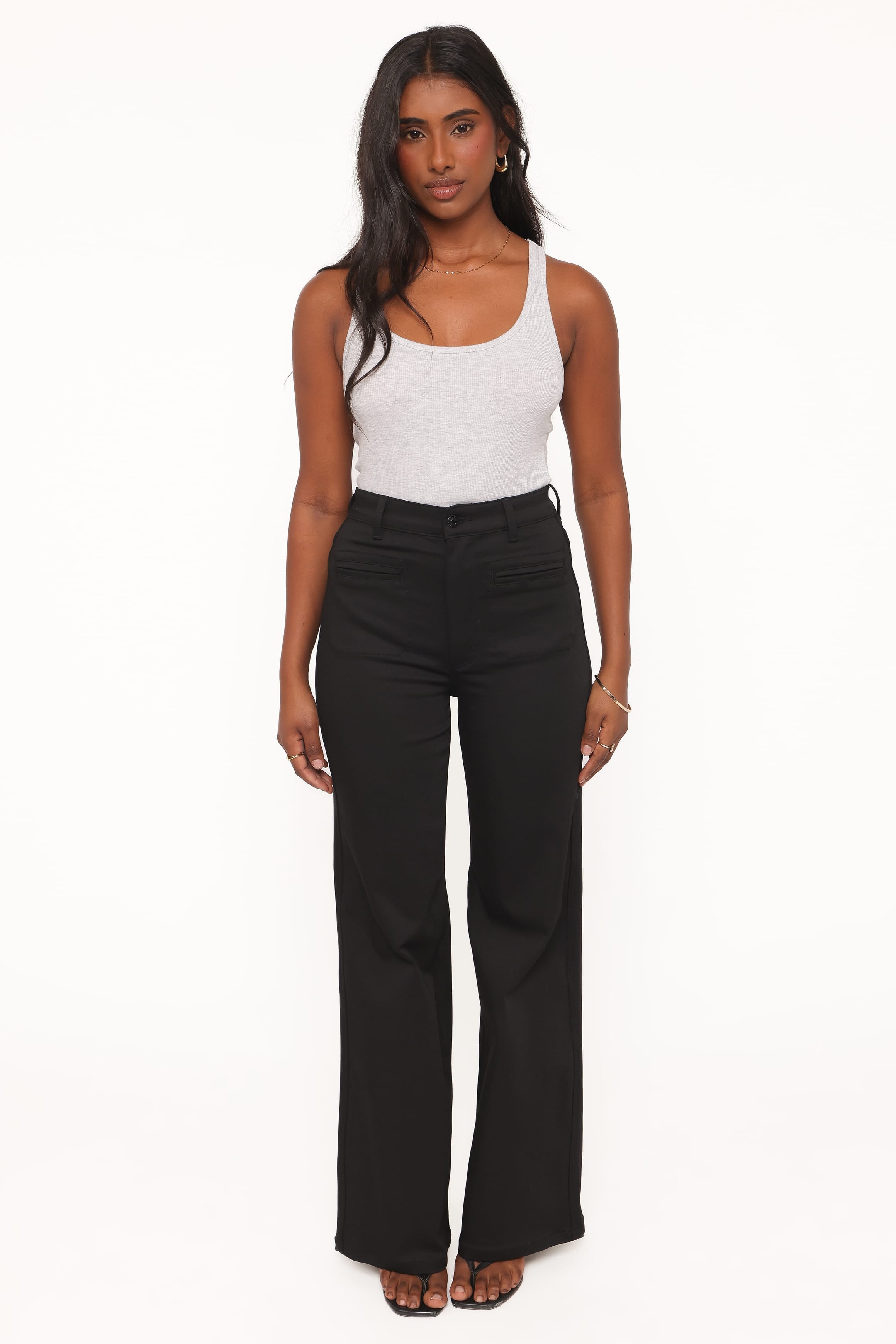 BOTTOMS Rollas Sailor Long Jeans - Black Orchid