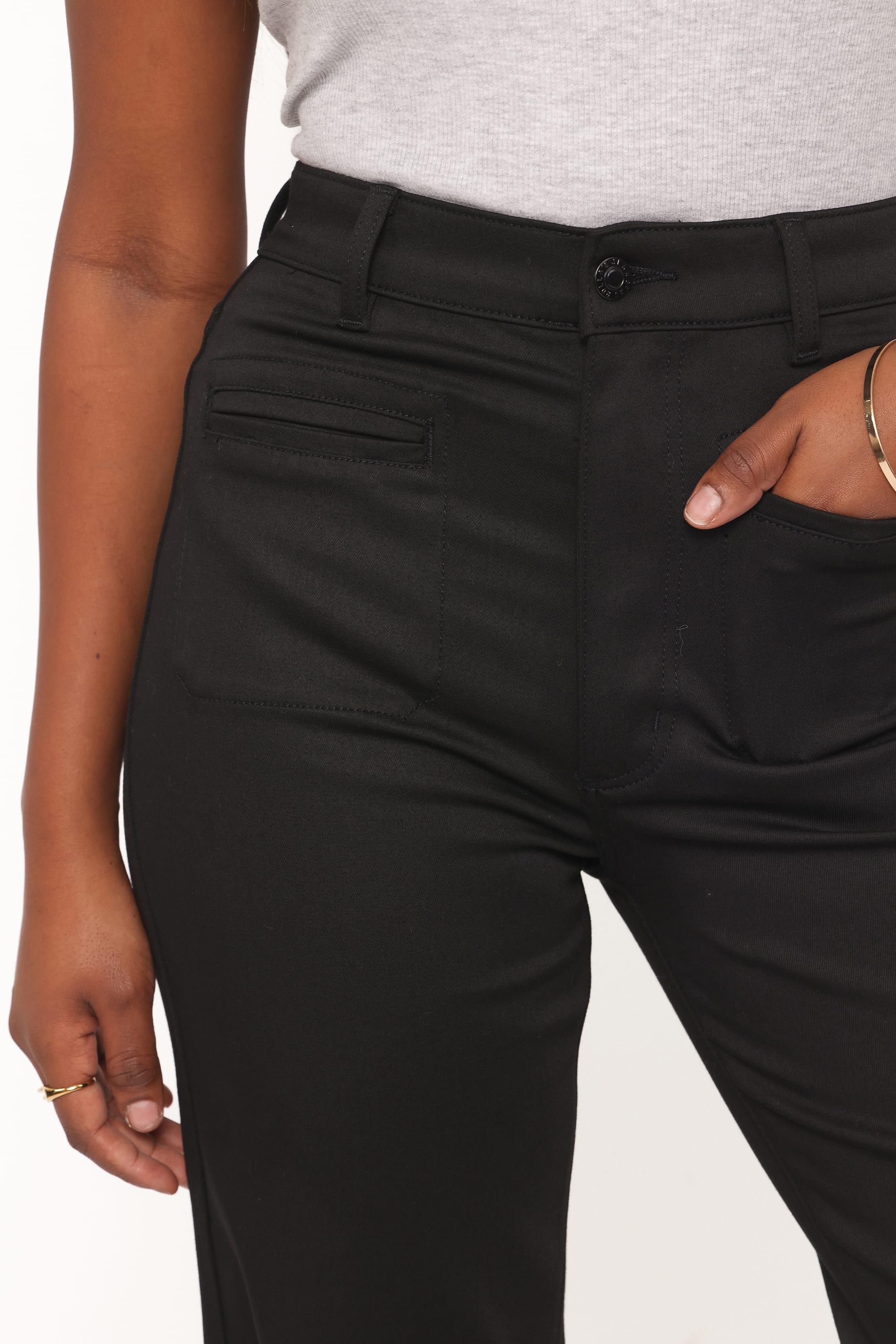 BOTTOMS Rollas Sailor Long Jeans - Black Orchid