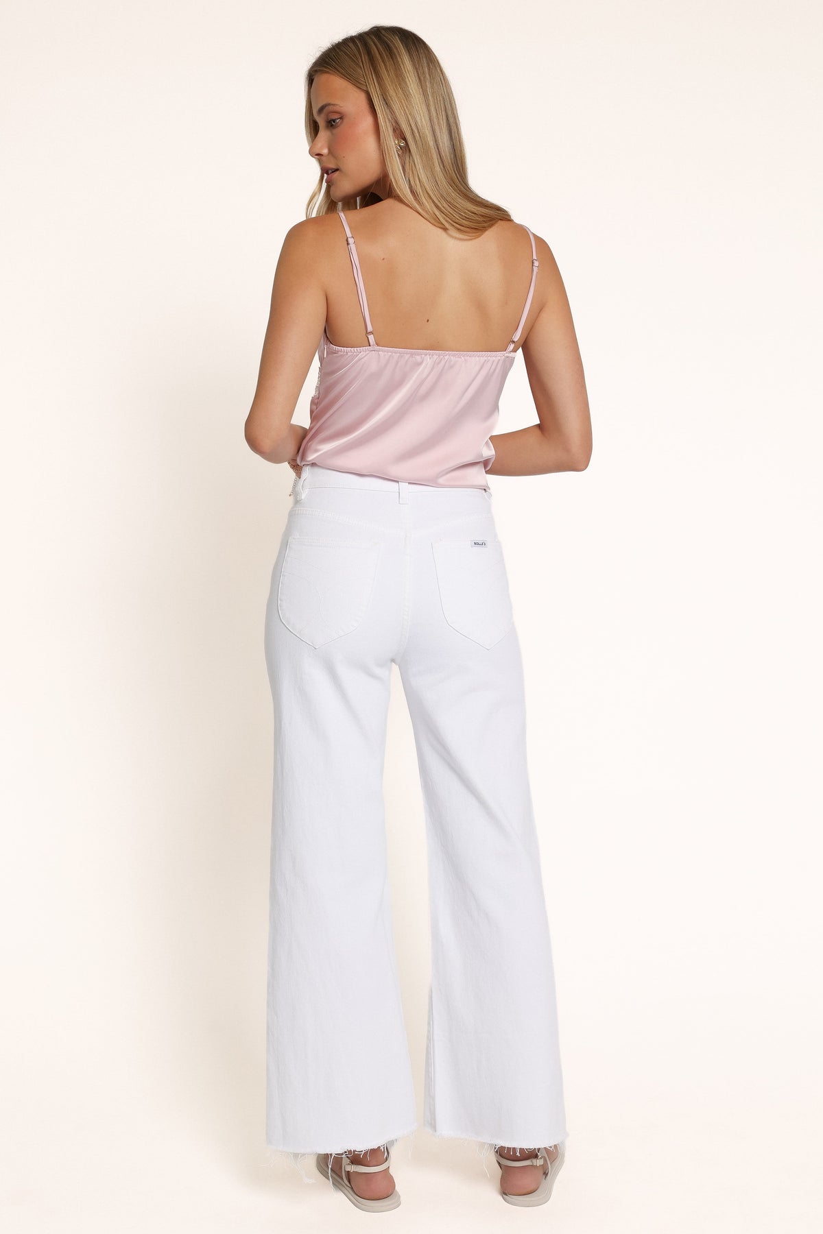 BOTTOMS Rollas Sailor Scoop Jeans - Vintage White