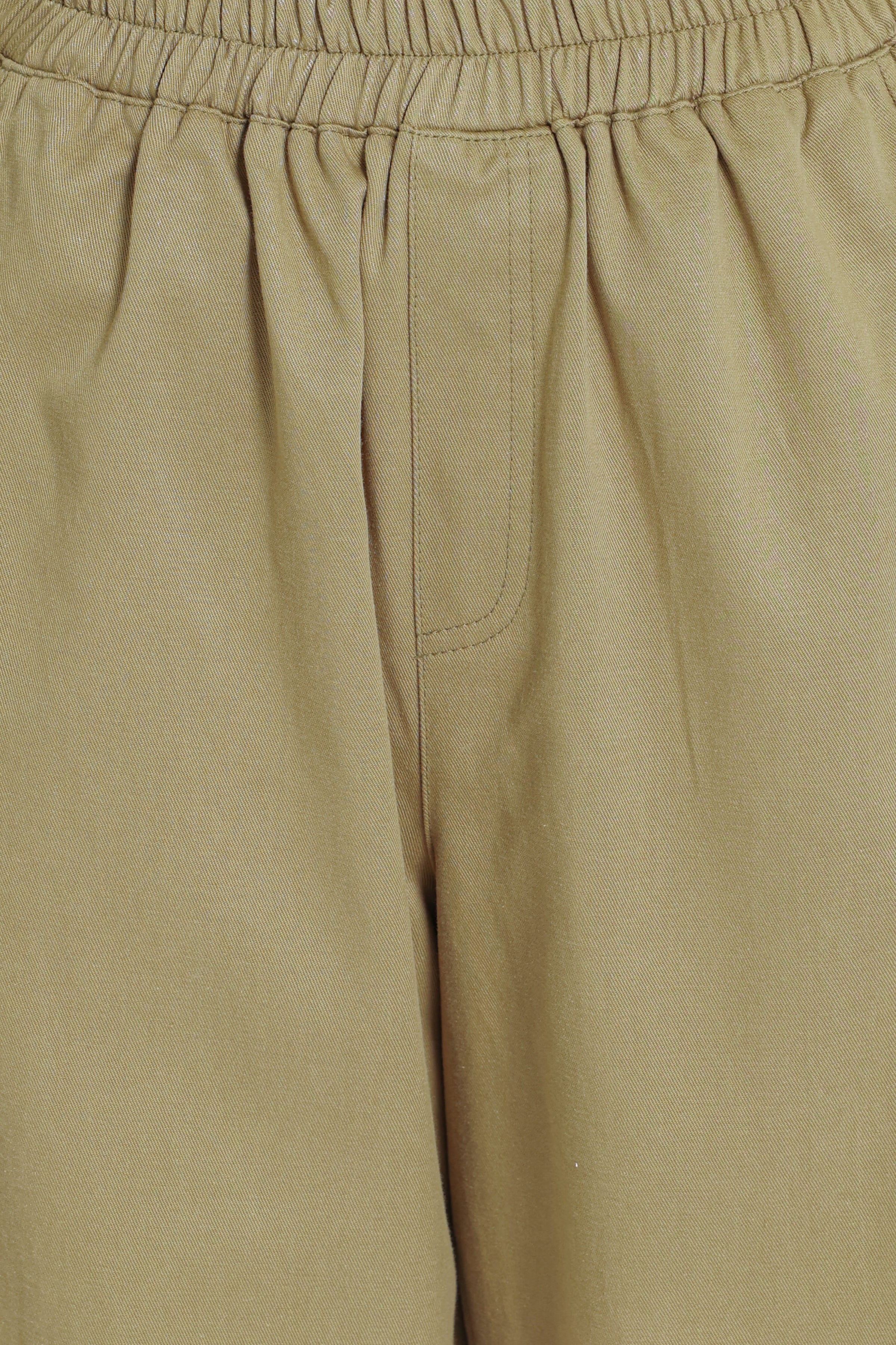 BOTTOMS Sasha Barrel Jean - Moss Green