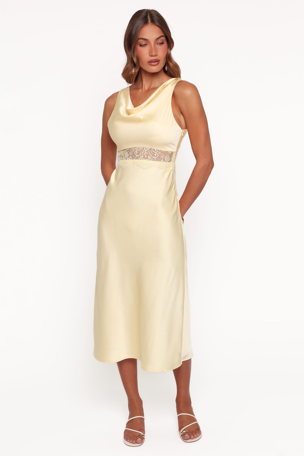 DRESSES Antonella Midi Dress - Yellow
