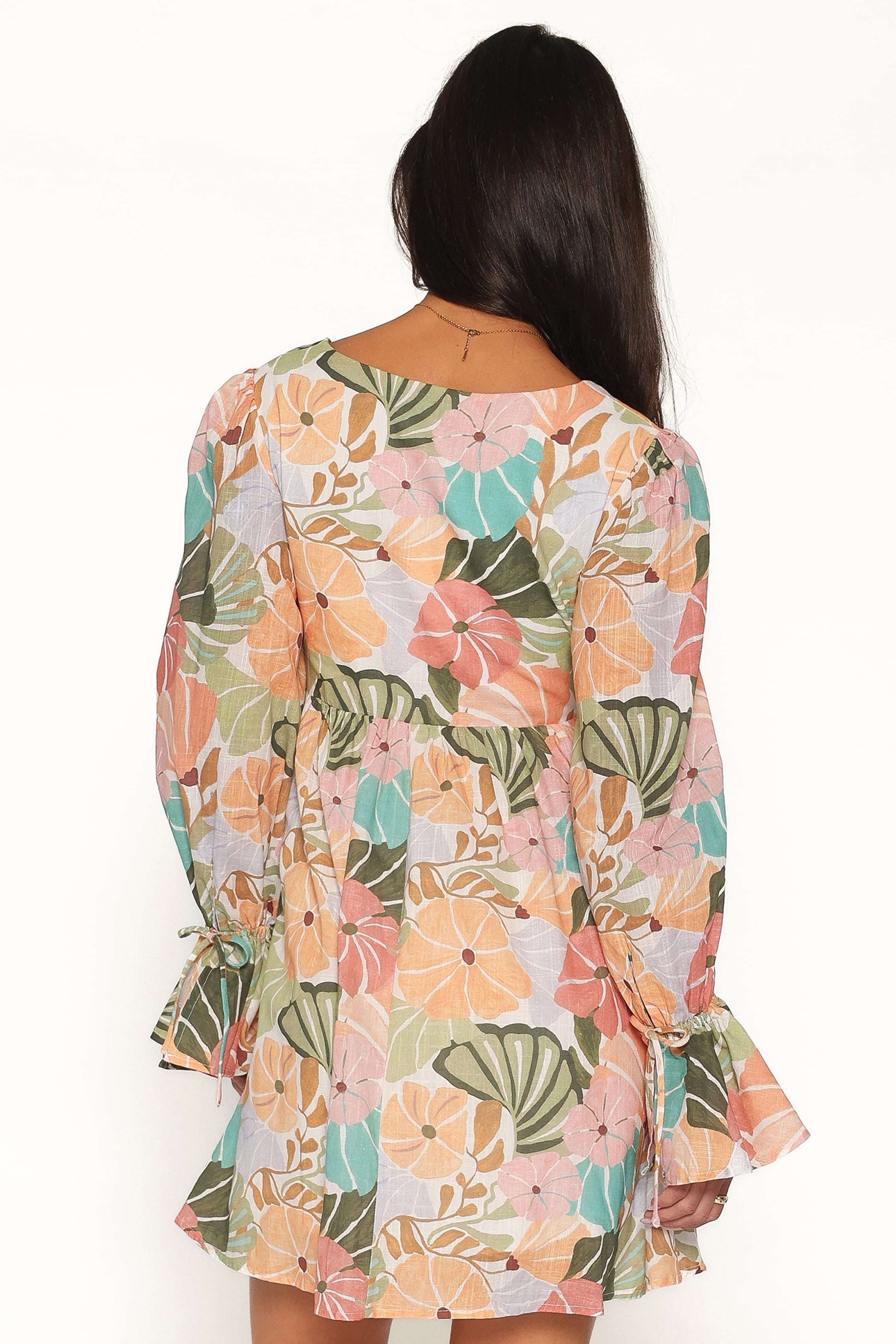 DRESSES Aruna Mini Dress - Retro Orange Floral