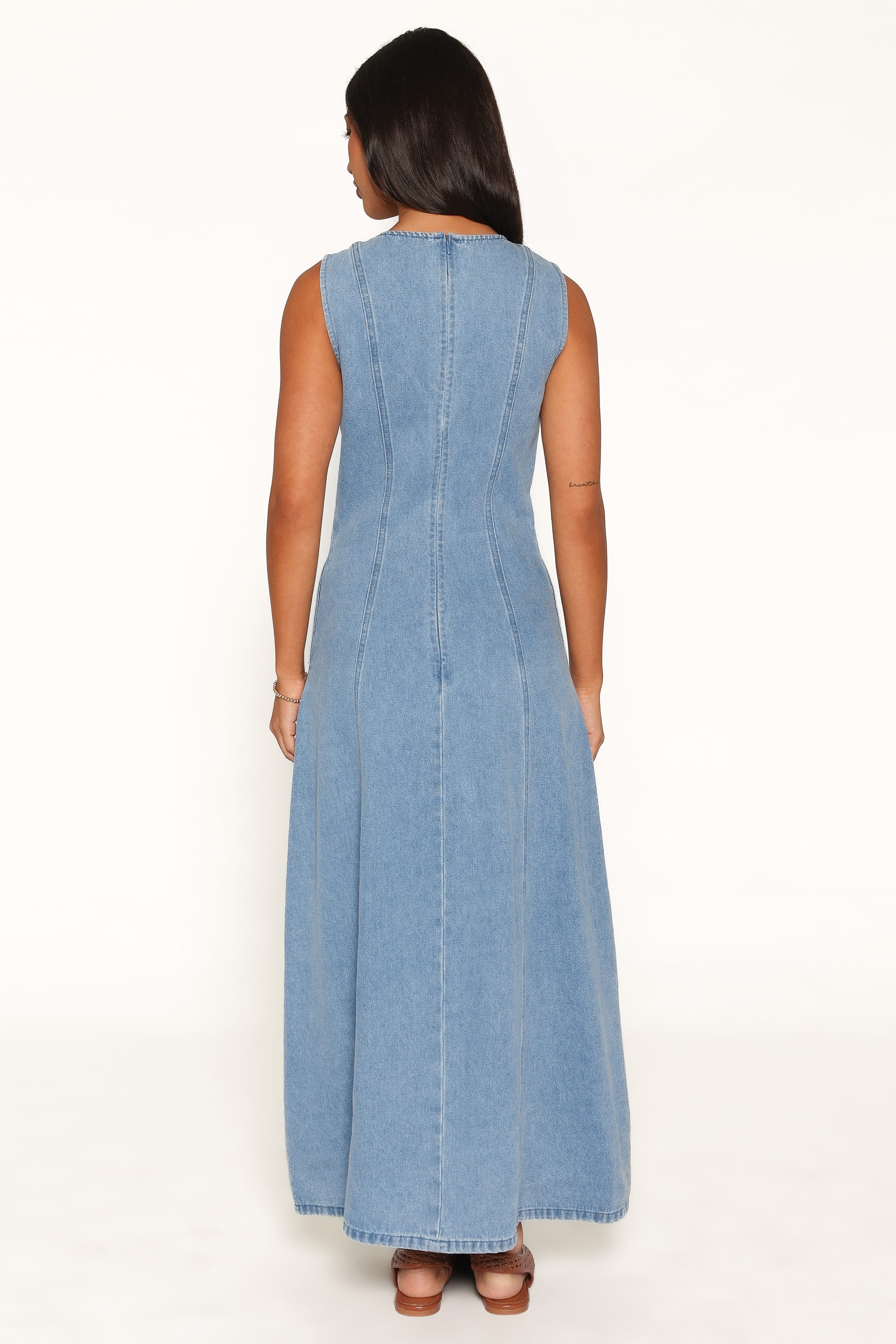 DRESSES Cady Denim Maxi Dress - Blue