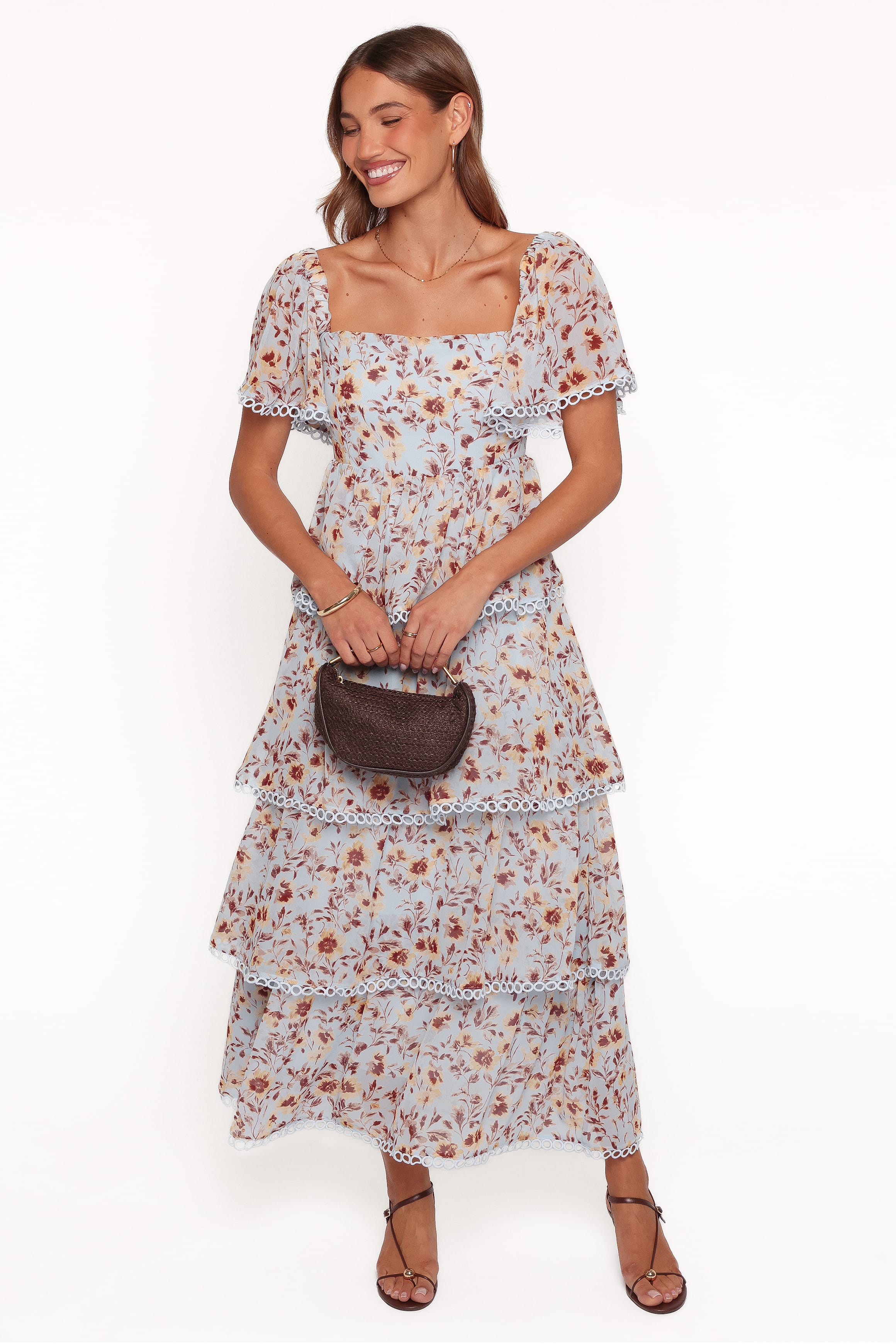 DRESSES Chapel Maxi Dress - Blue Floral