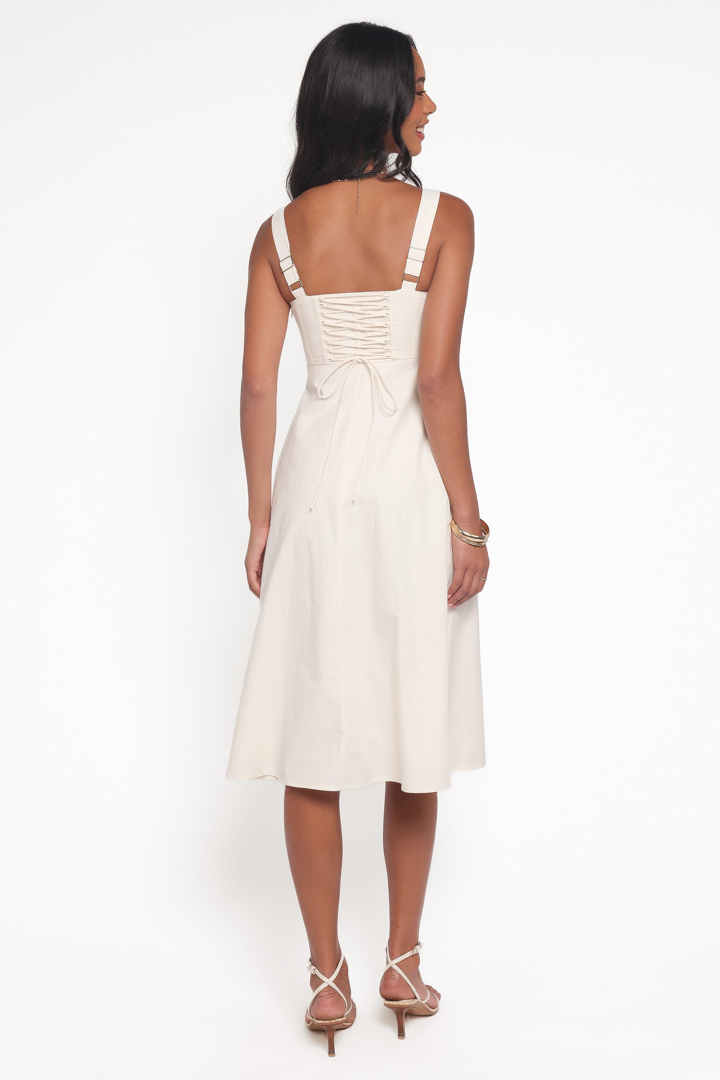 DRESSES Cosima Midi Dress - Cream