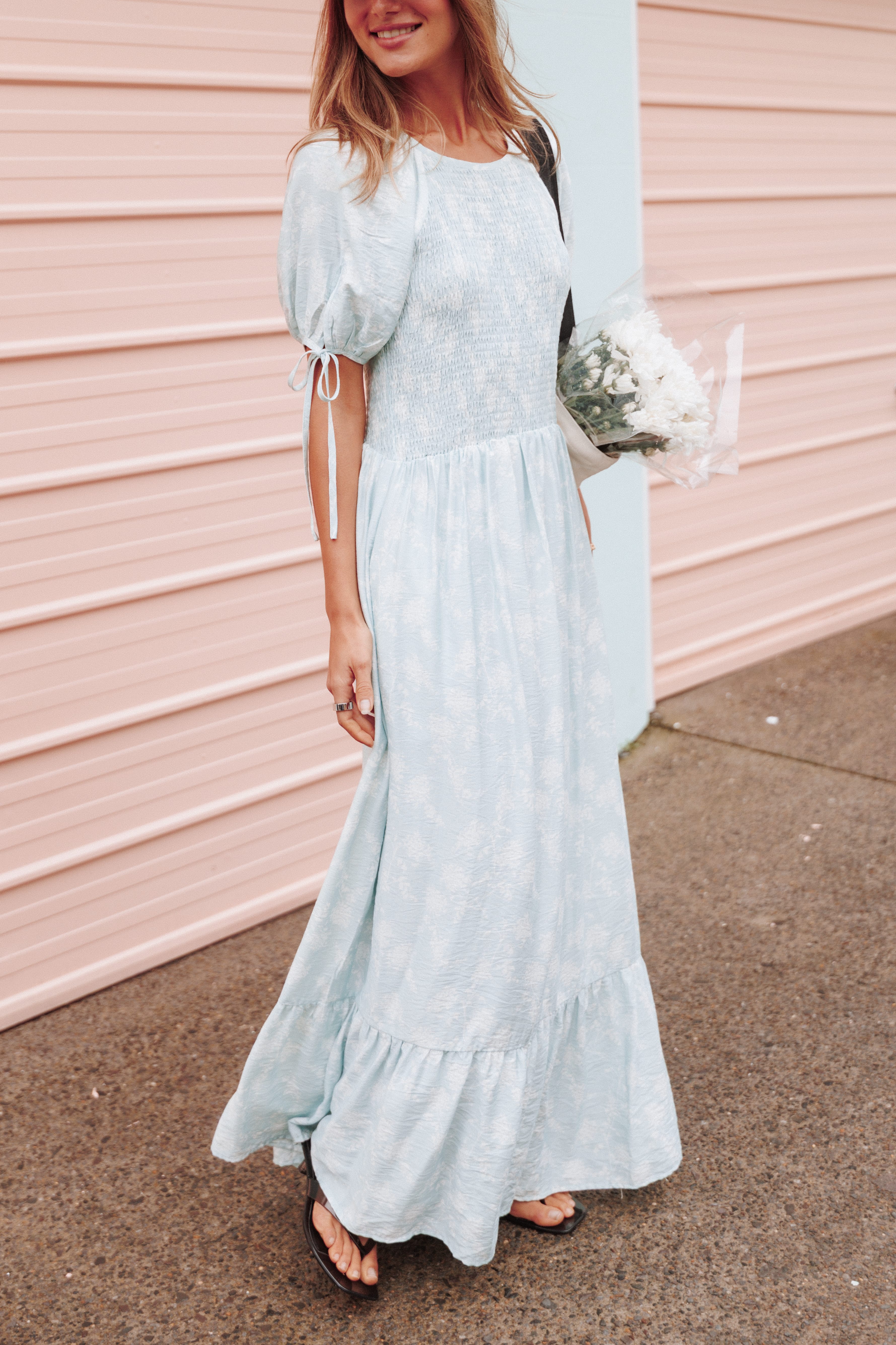 DRESSES Darleen Maxi Dress - Green Spring Floral