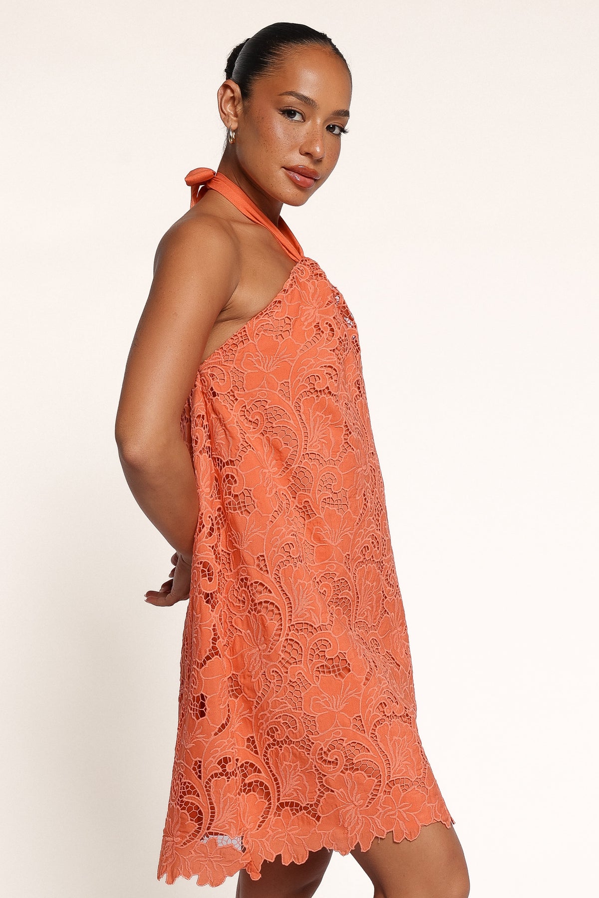 DRESSES Daytana Halter Mini Dress - Coral