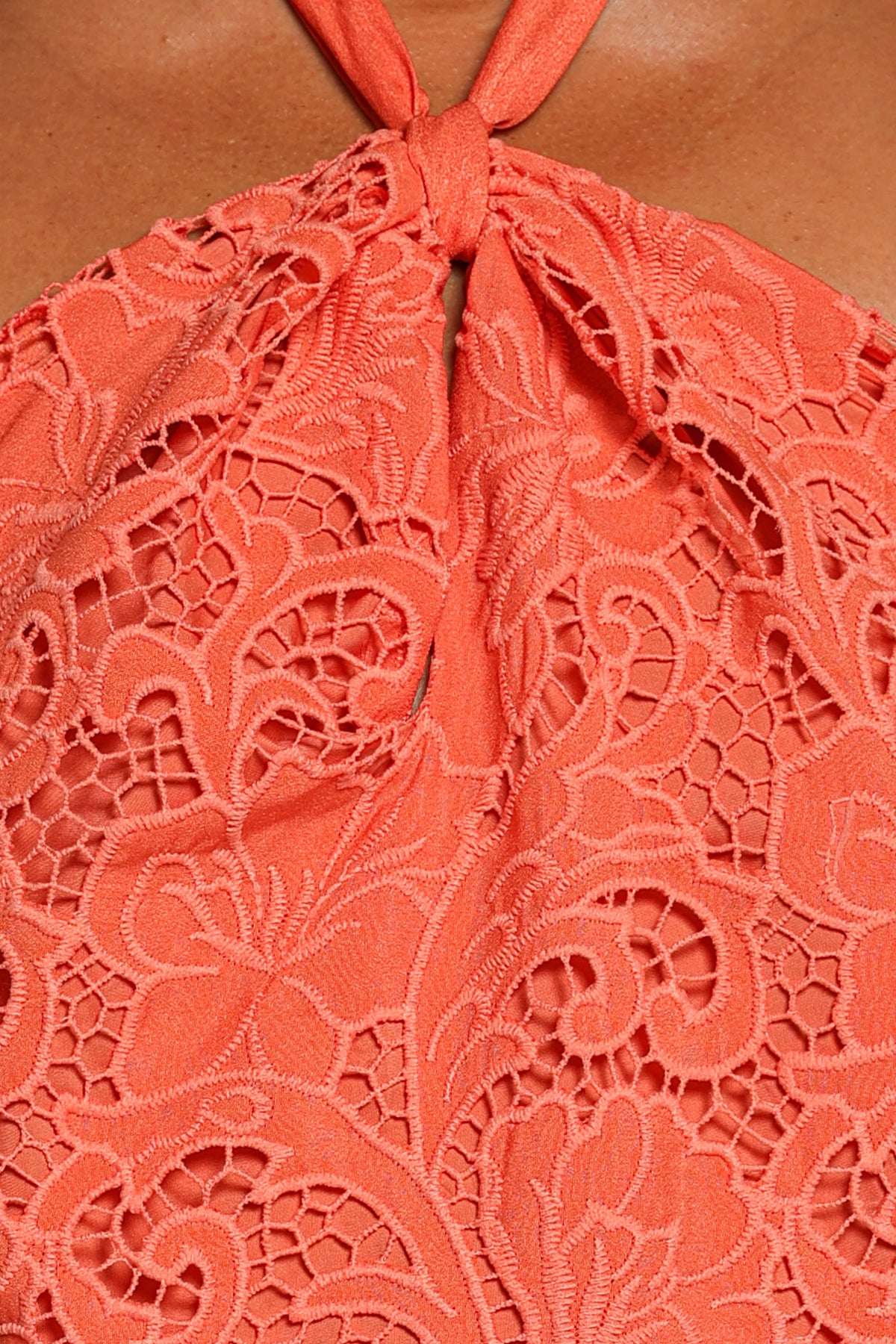 DRESSES Daytana Halter Mini Dress - Coral