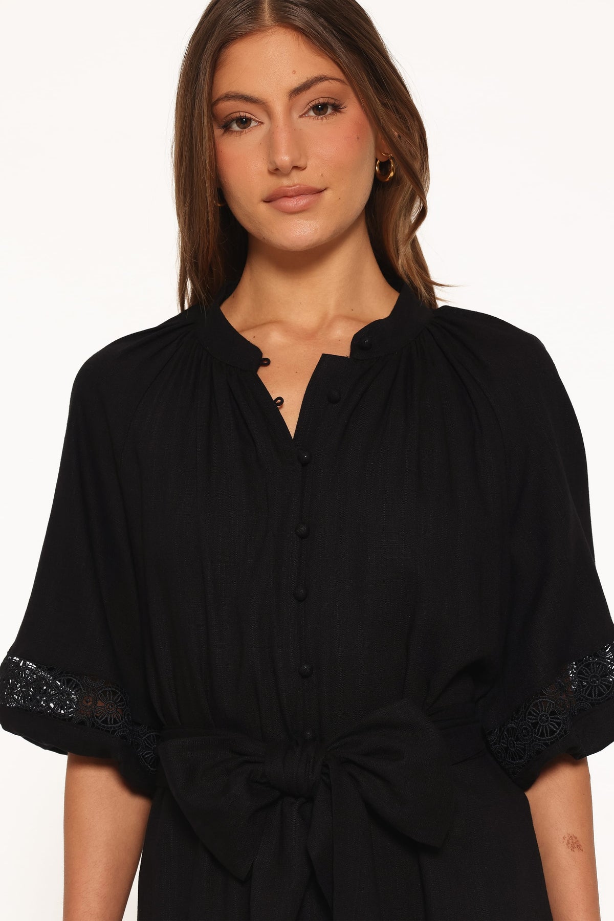 DRESSES Decosta Long Sleeve Maxi Dress - Black