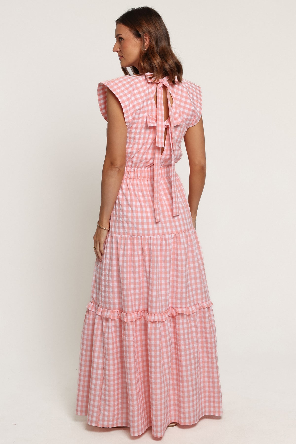 DRESSES Dian Maxi Dress - Pink Gingham