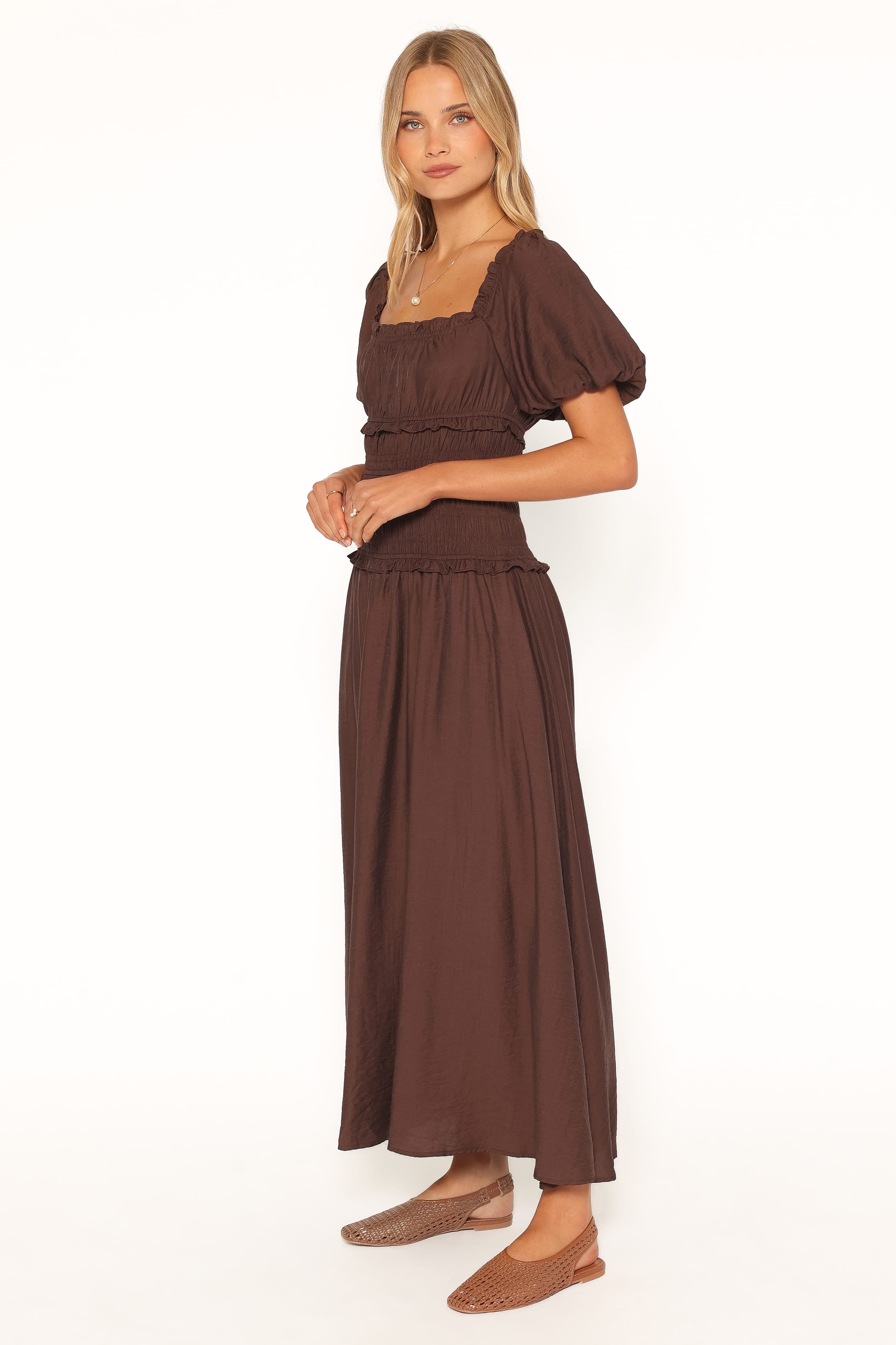 DRESSES Doralee Maxi Dress - Brown
