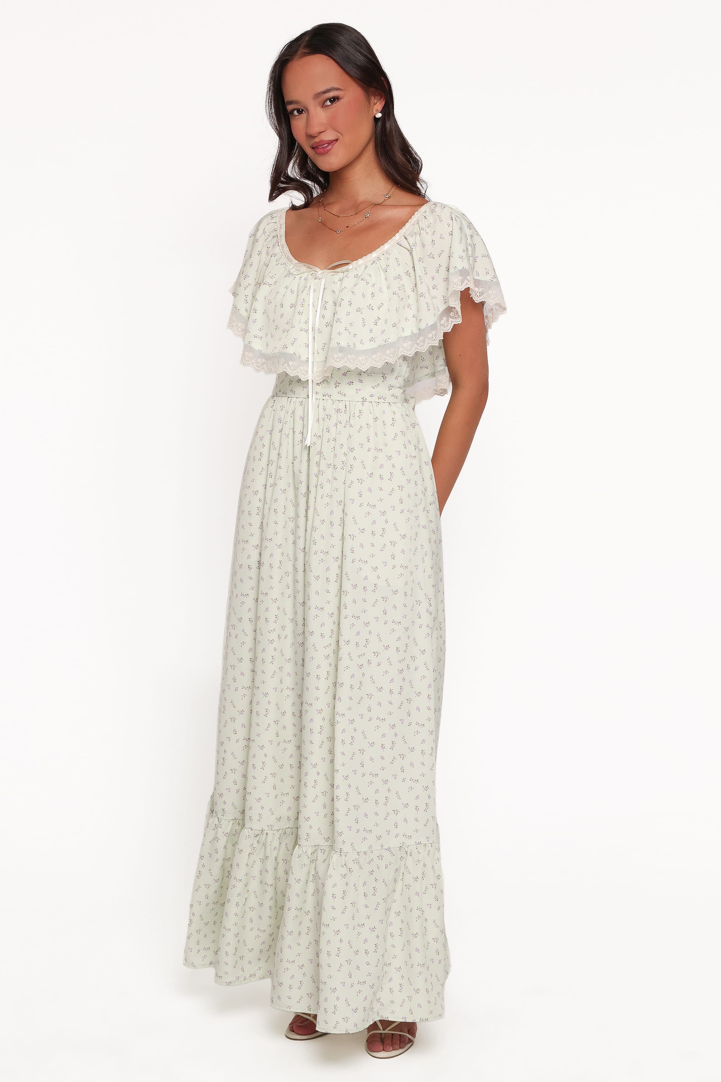 DRESSES Emeryn Midi Dress - Jade Ditsy Floral