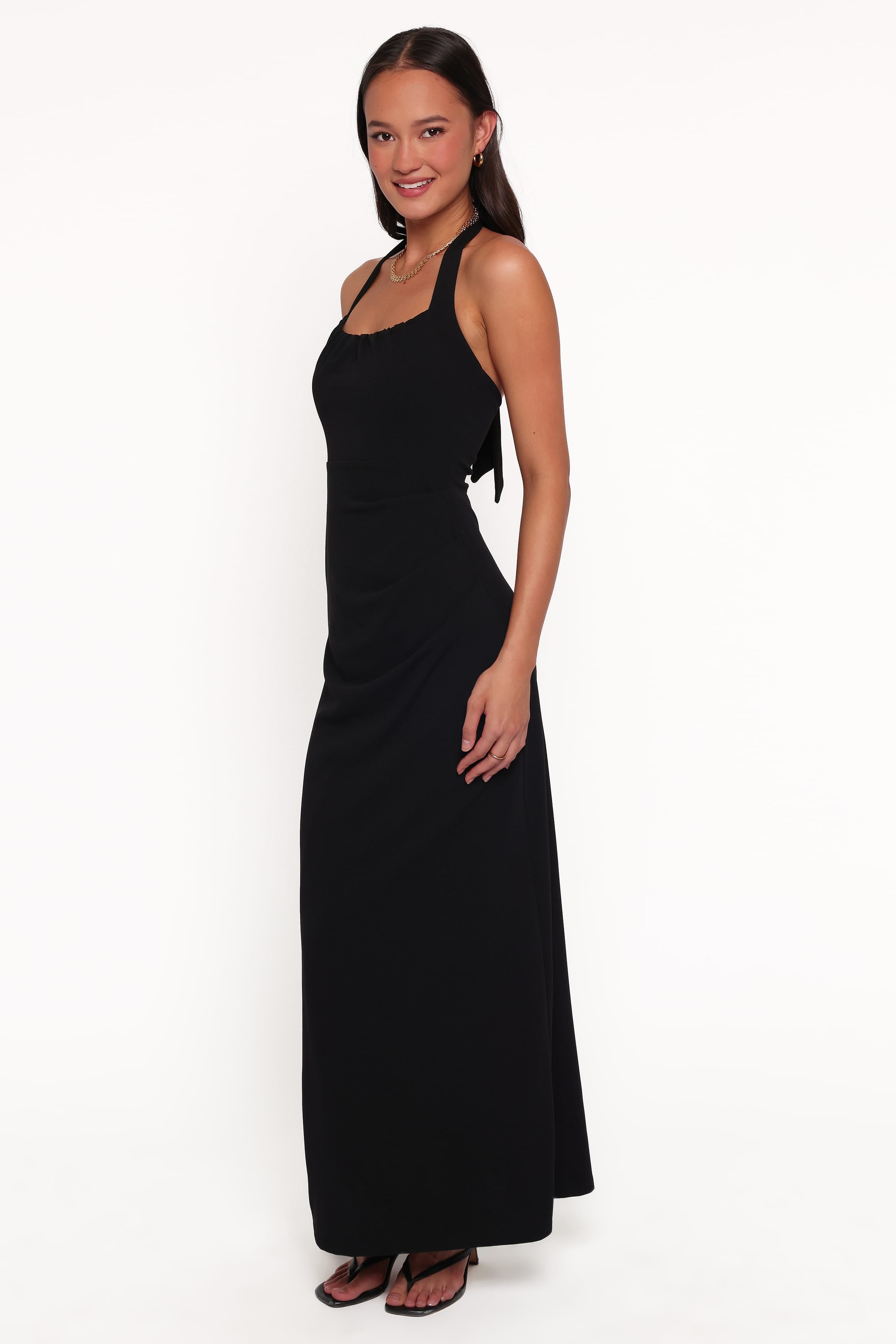 DRESSES Femina Halterneck Maxi Dress - Black