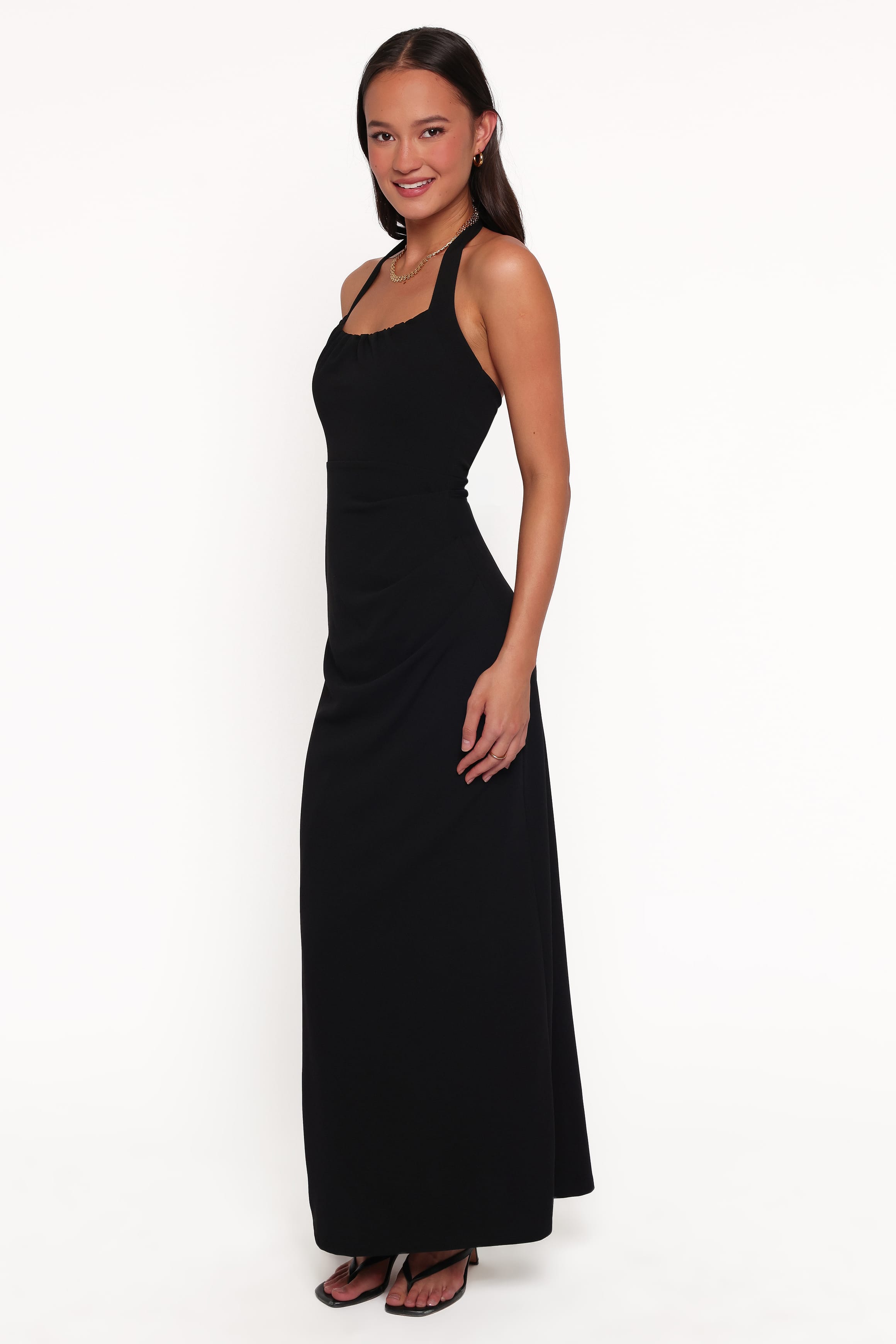 DRESSES Femina Halterneck Maxi Dress - Black