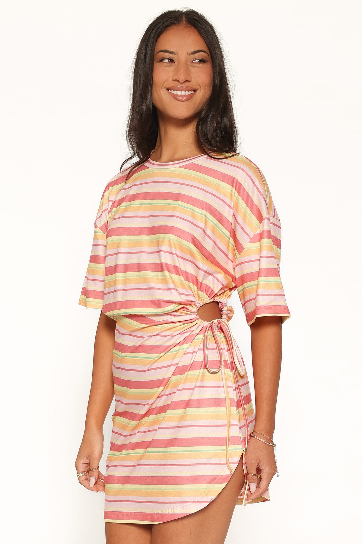 DRESSES Gerrica Mini Dress - Orange Stripe