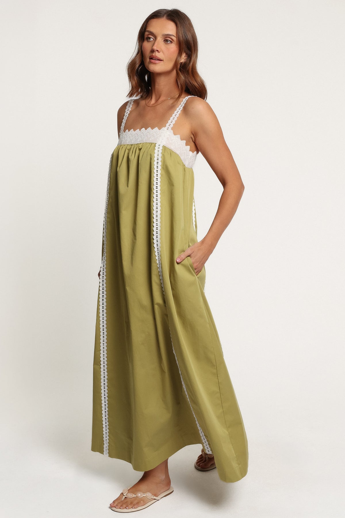 DRESSES Halina Midi Dress - Green