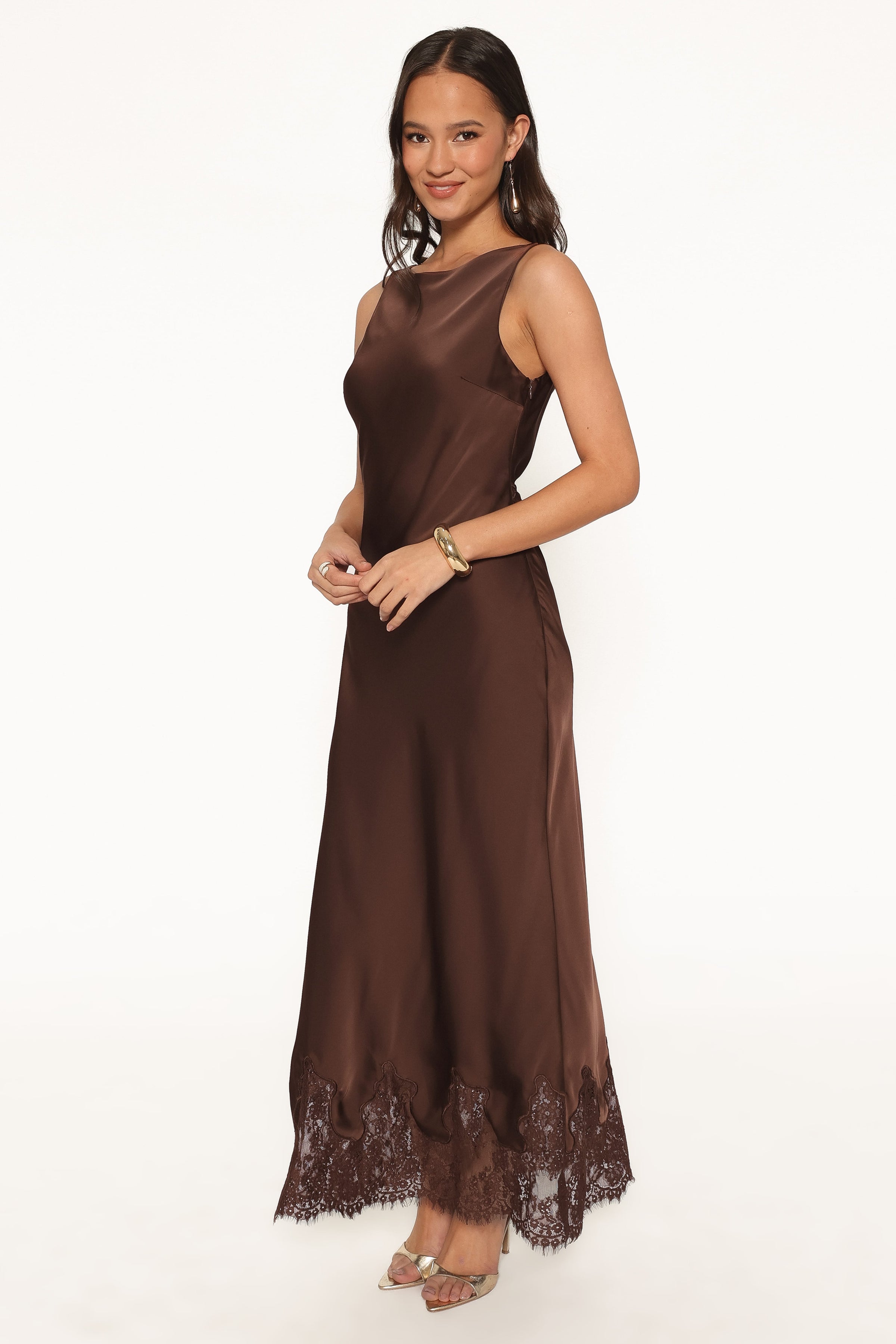 DRESSES Honey Maxi Dress - Chocolate Brown