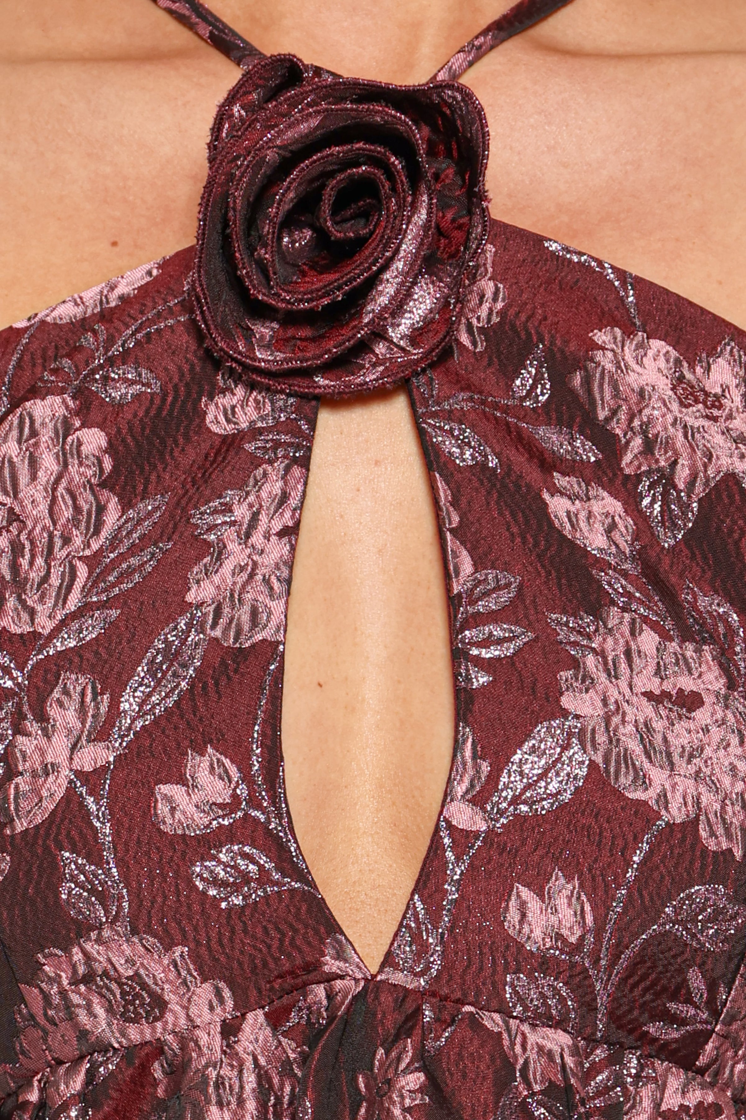 DRESSES Jasminda Maxi Dress - Plum Brocade