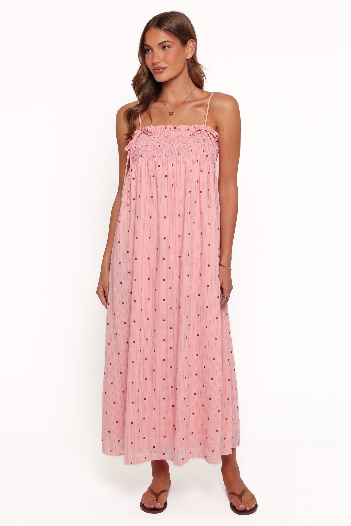 DRESSES Josie Maxi Dress - Pink Dot
