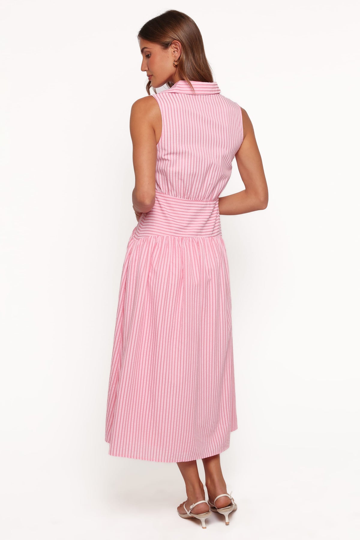 DRESSES Julius Midi Dress - Pink Stripe