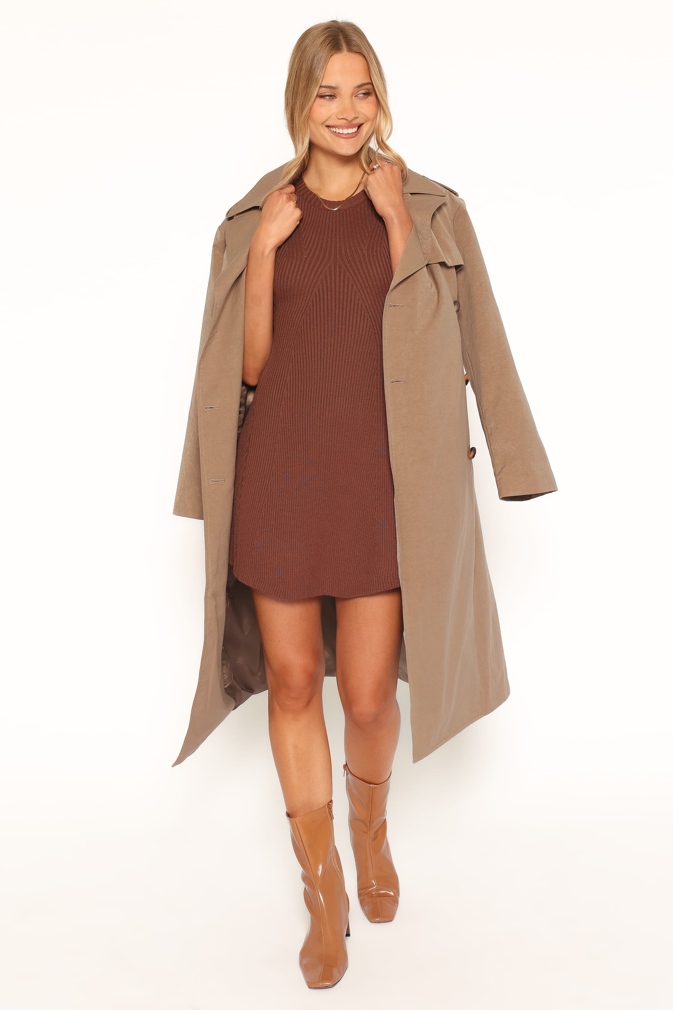 DRESSES Kaden Mini Dress - Brown