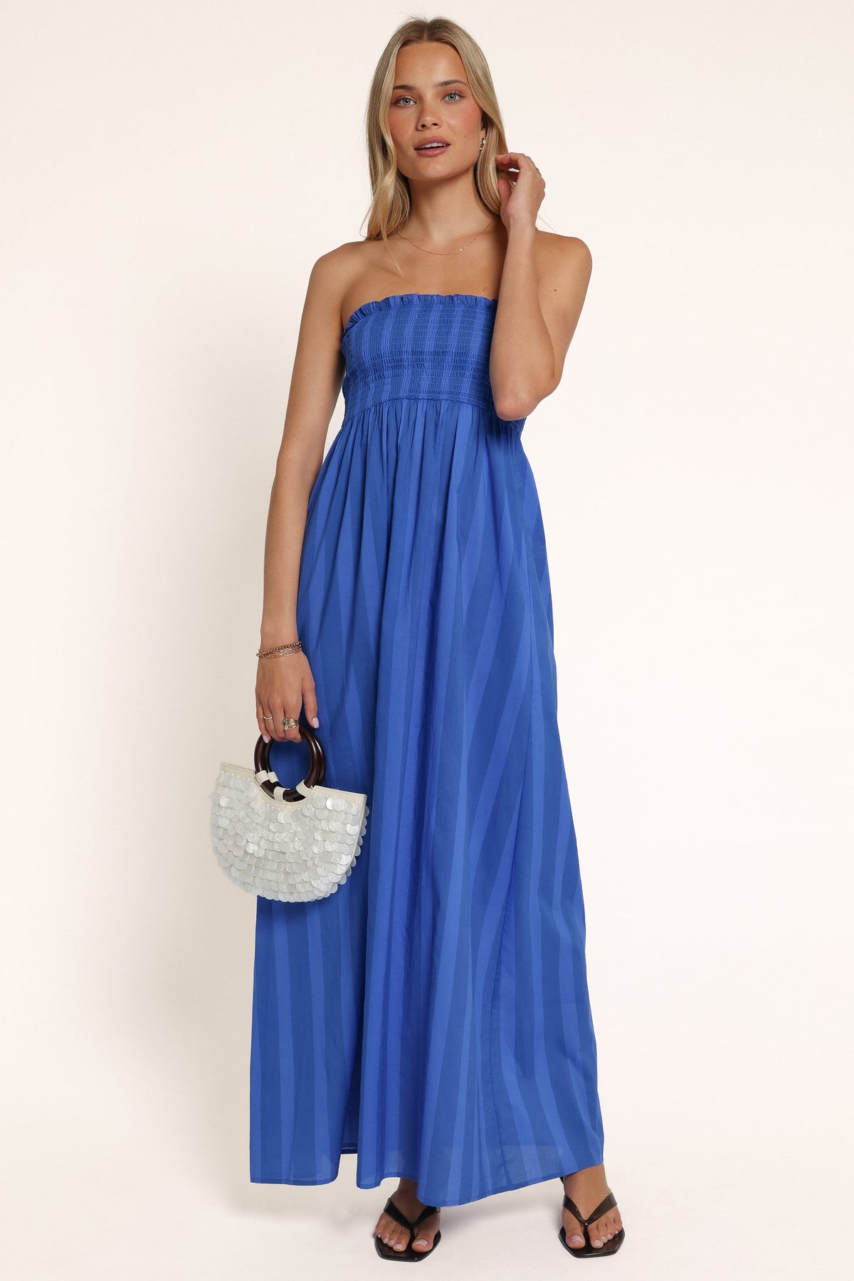 DRESSES Kaelis Maxi Dress - Electric Blue Stripe