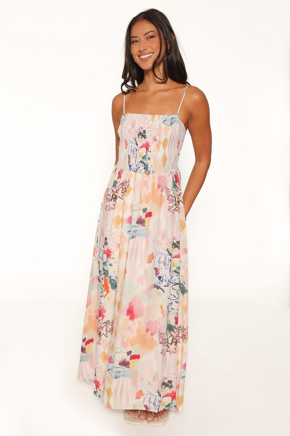 DRESSES Kalyn Maxi Dress - Pink Watercolor