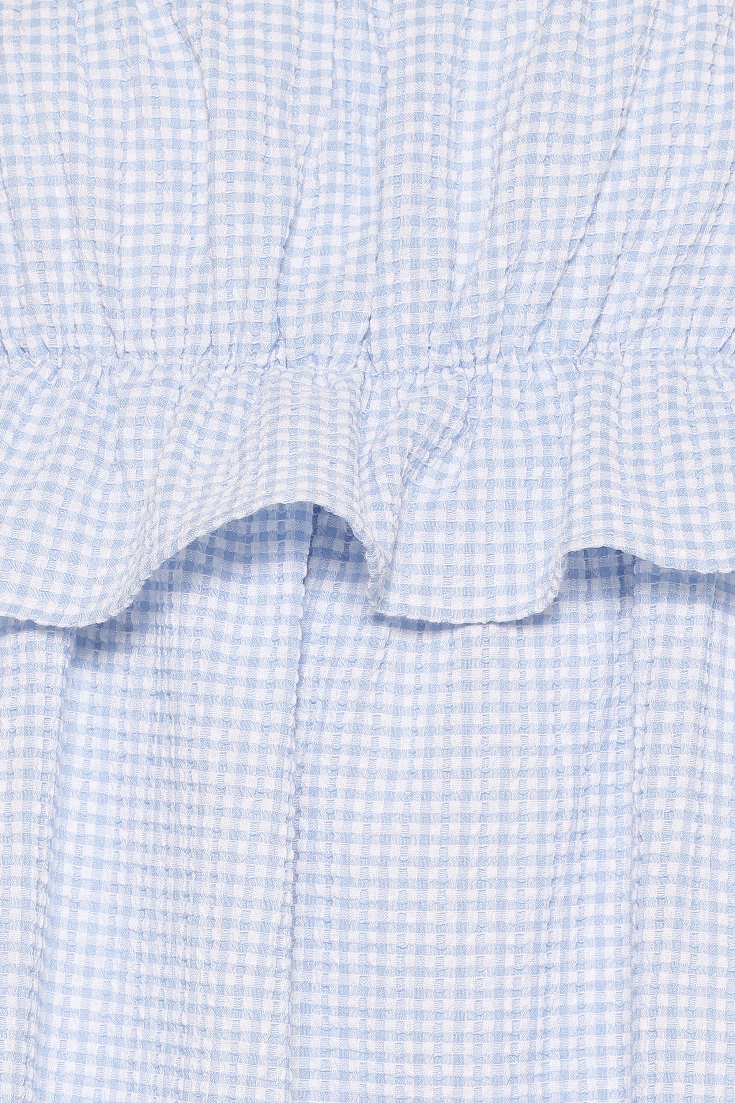 DRESSES Keonia Mini Dress - Baby Blue Gingham