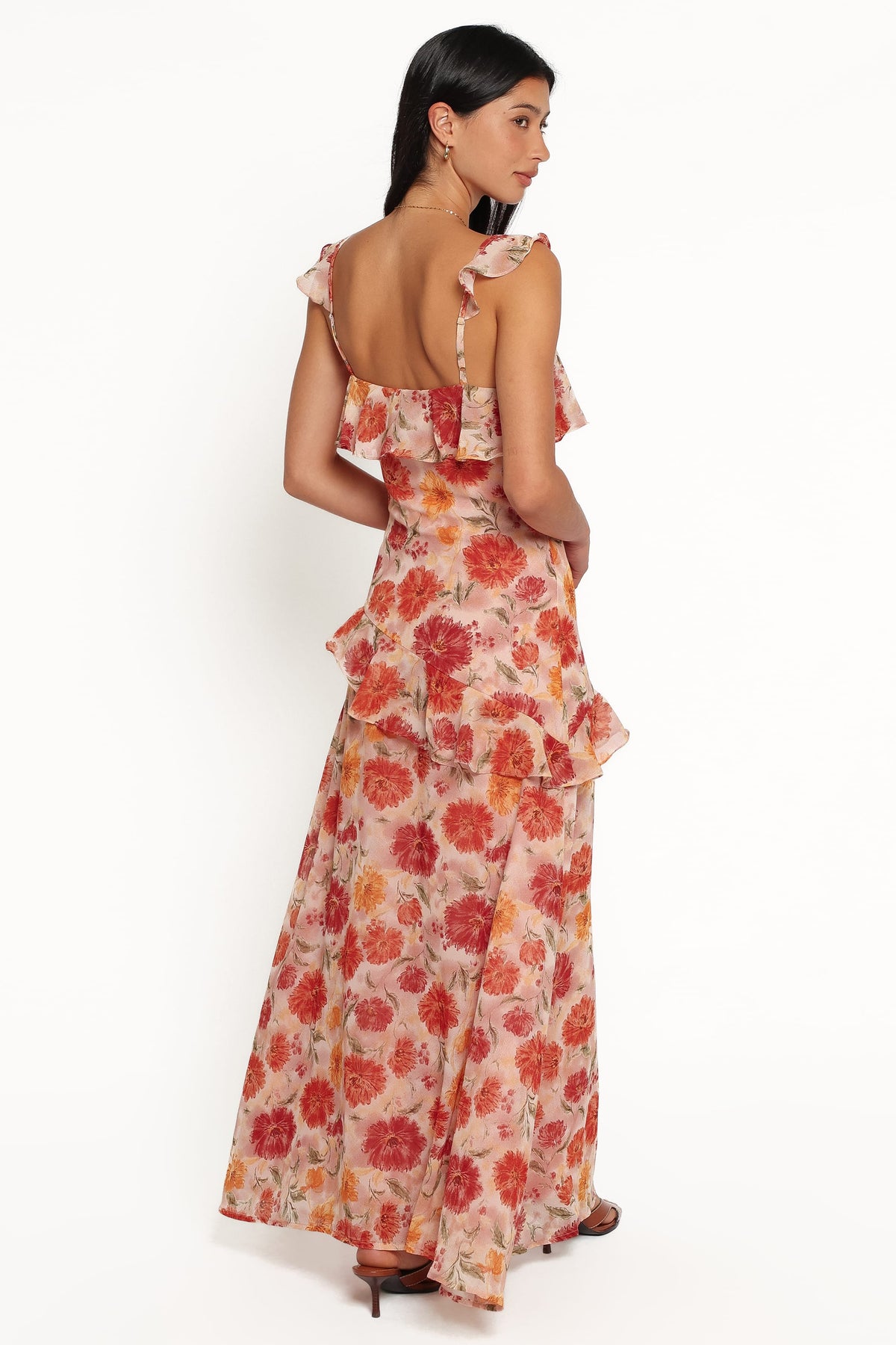 DRESSES Keyla Maxi Dress - Red Floral