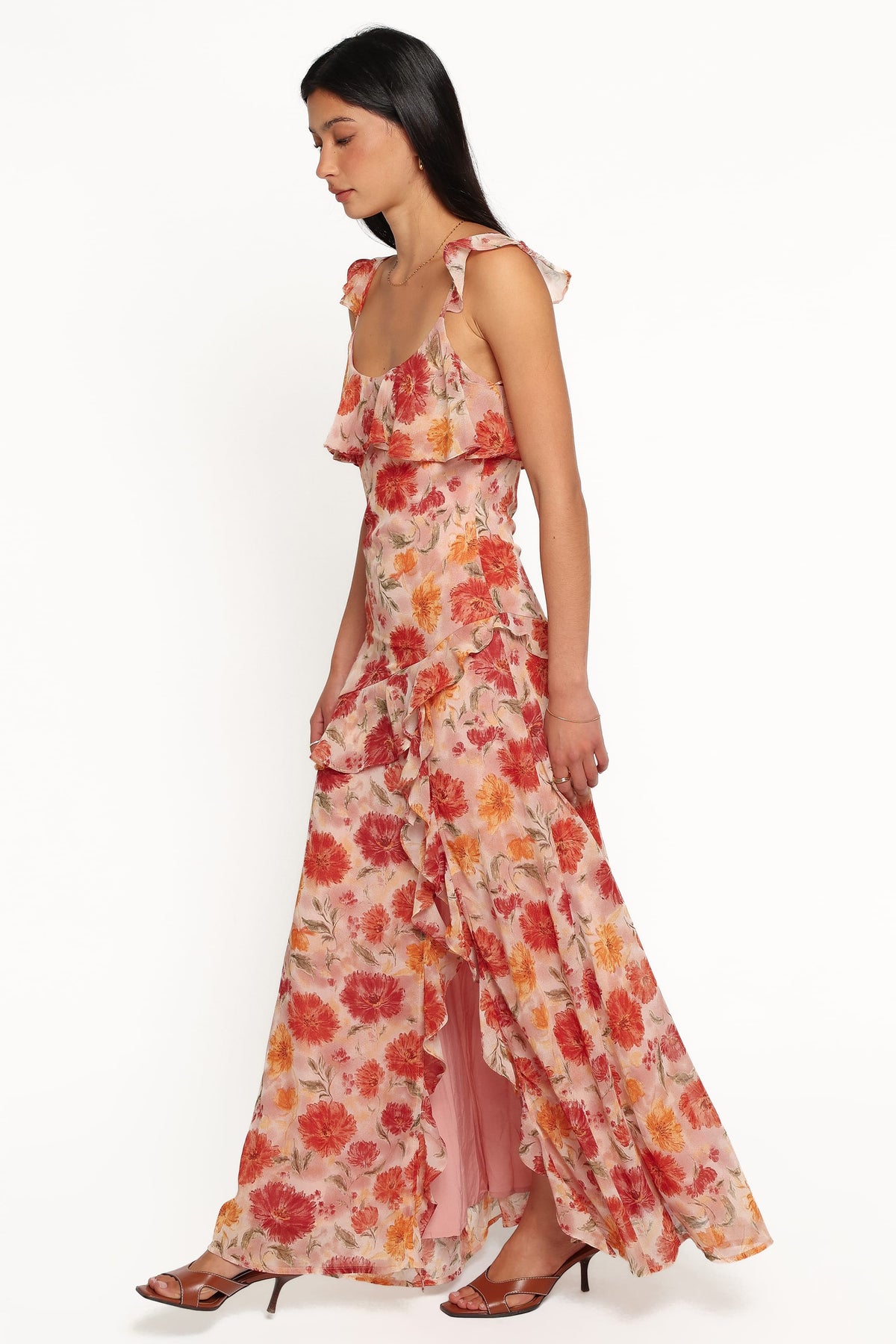 DRESSES Keyla Maxi Dress - Red Floral